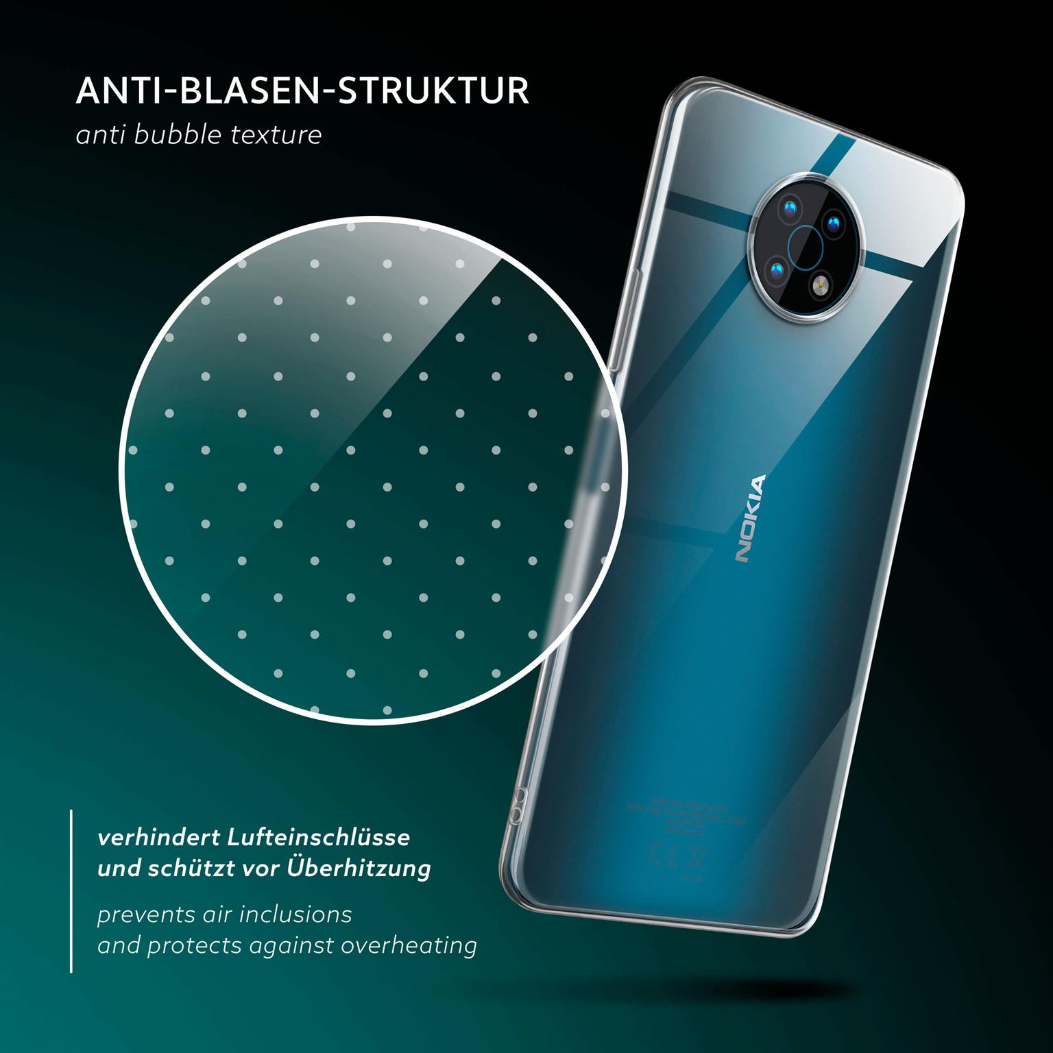 moex Aero Case Nokia G50 durchsichtig aus Silikon – Weiteres Produktbild 5