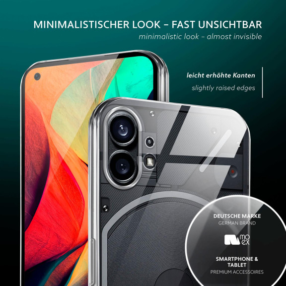 moex Aero Case Nothing Phone (1) durchsichtig aus Silikon – Weiteres Produktbild 4 moex Aero Case Nothing Phone (1) durchsichtig aus Silikon – Weiteres Produktbild 4