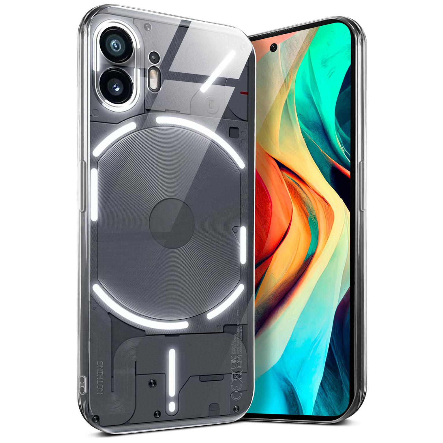 moex Aero Case Nothing Phone (2) durchsichtig aus Silikon – Weiteres Produktbild 1 moex Aero Case Nothing Phone (2) durchsichtig aus Silikon – Weiteres Produktbild 1