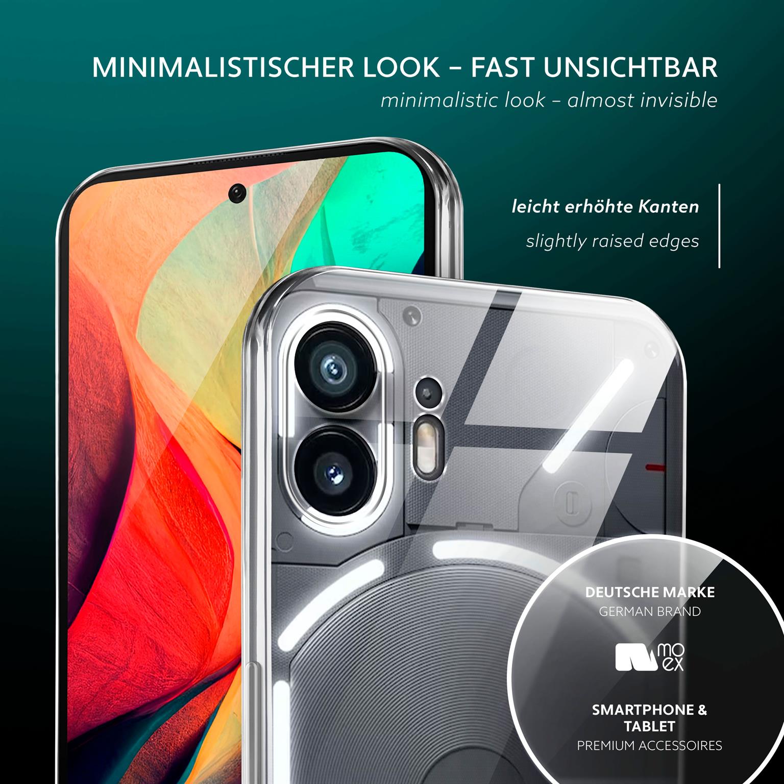 moex Aero Case Nothing Phone (2) durchsichtig aus Silikon – Weiteres Produktbild 4