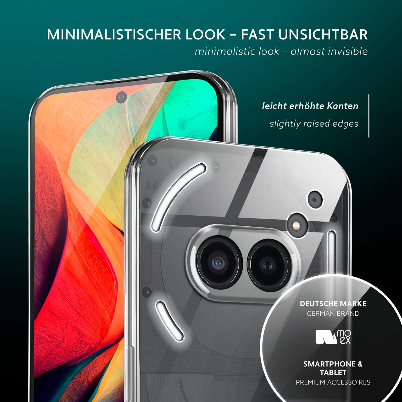moex Aero Case Nothing Phone (2a) Plus durchsichtig aus Silikon – Weiteres Produktbild 4 moex Aero Case Nothing Phone (2a) Plus durchsichtig aus Silikon – Weiteres Produktbild 4