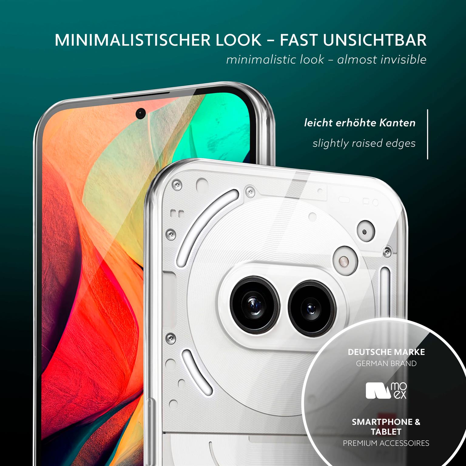 moex Aero Case Nothing Phone (2a) durchsichtig aus Silikon – Weiteres Produktbild 4 moex Aero Case Nothing Phone (2a) durchsichtig aus Silikon – Weiteres Produktbild 4