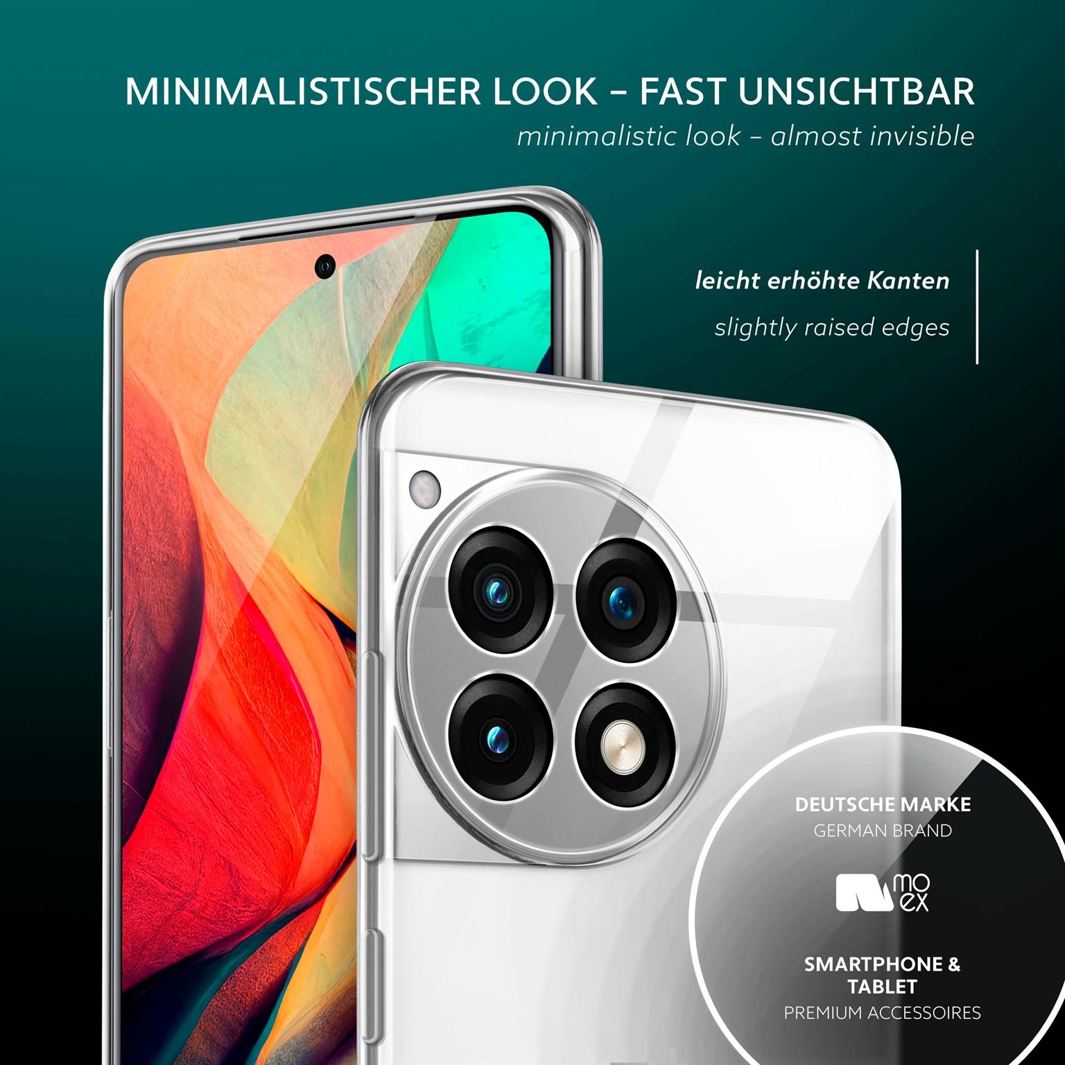 moex Aero Case OnePlus 12R durchsichtig aus Silikon – Weiteres Produktbild 3
