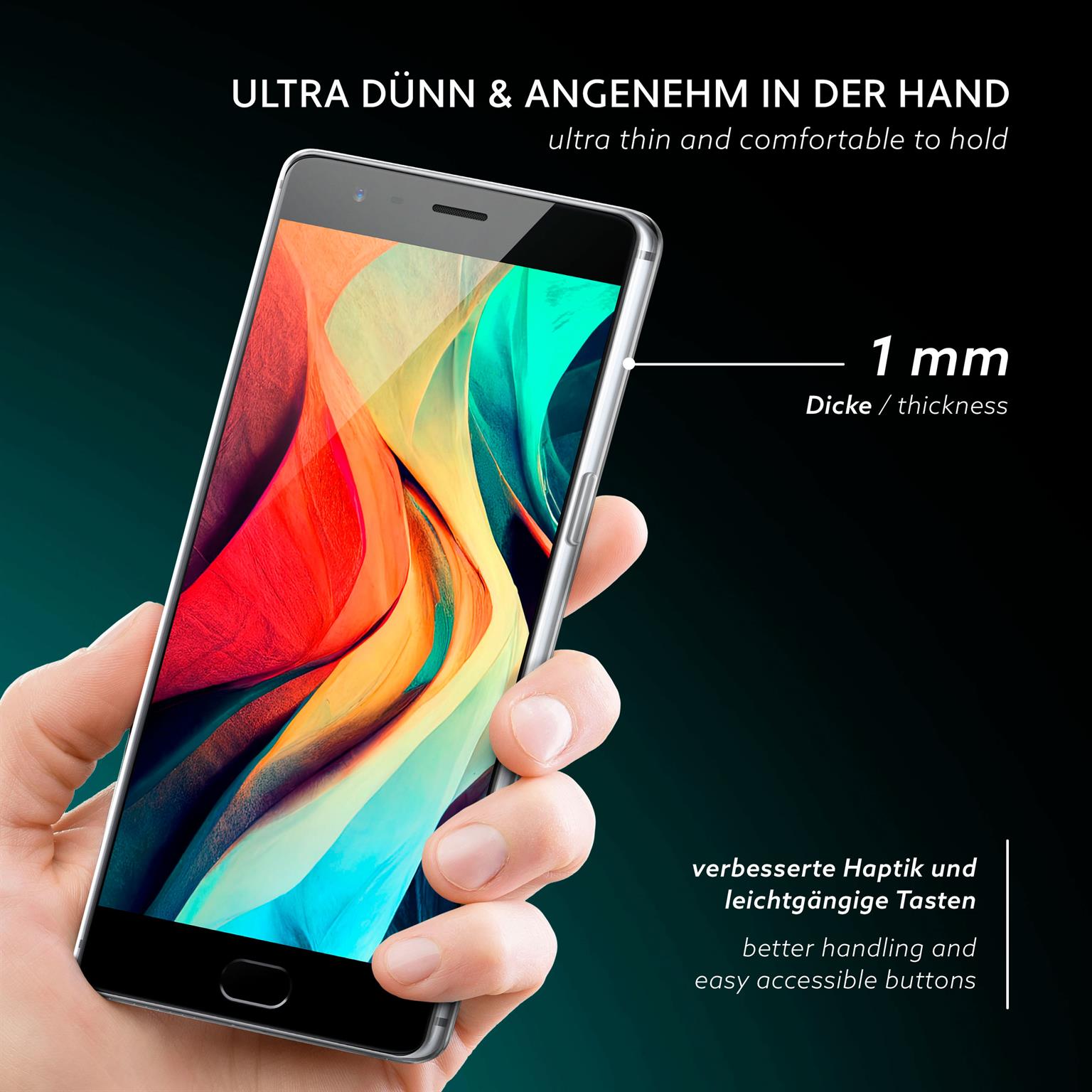 moex Aero Case OnePlus 3T durchsichtig aus Silikon – Weiteres Produktbild 2