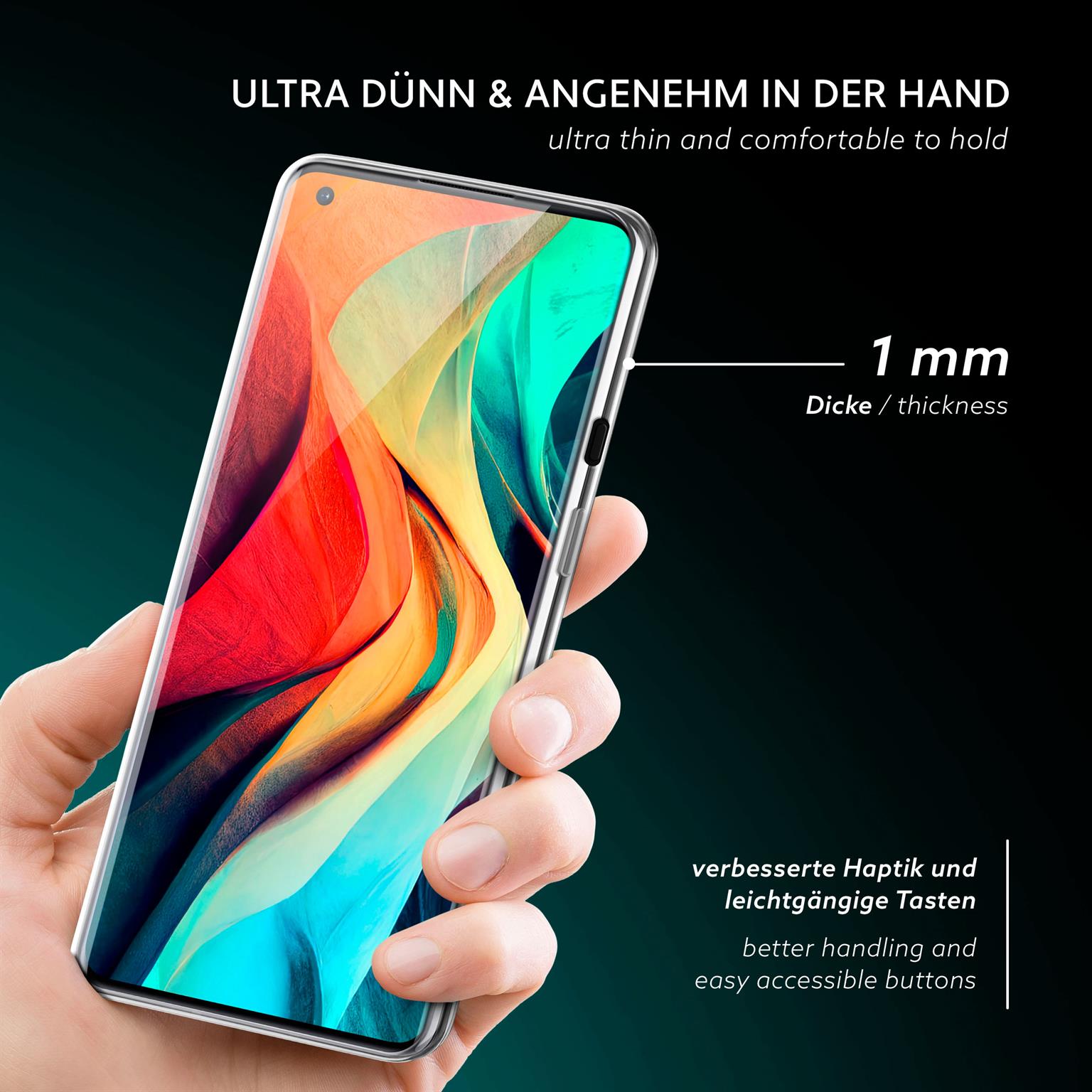 moex Aero Case OnePlus 8 Pro durchsichtig aus Silikon – Weiteres Produktbild 2 moex Aero Case OnePlus 8 Pro durchsichtig aus Silikon – Weiteres Produktbild 2