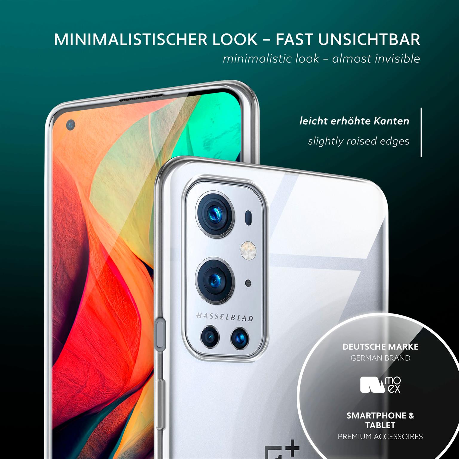 moex Aero Case OnePlus 9 Pro durchsichtig aus Silikon – Weiteres Produktbild 3
