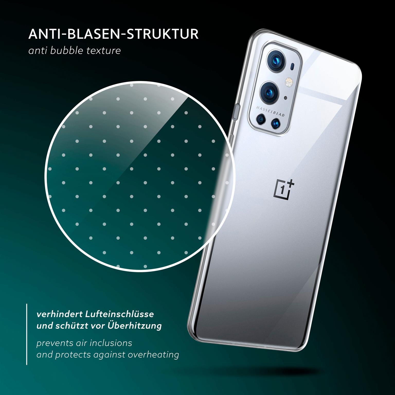 moex Aero Case OnePlus 9 Pro durchsichtig aus Silikon – Weiteres Produktbild 5