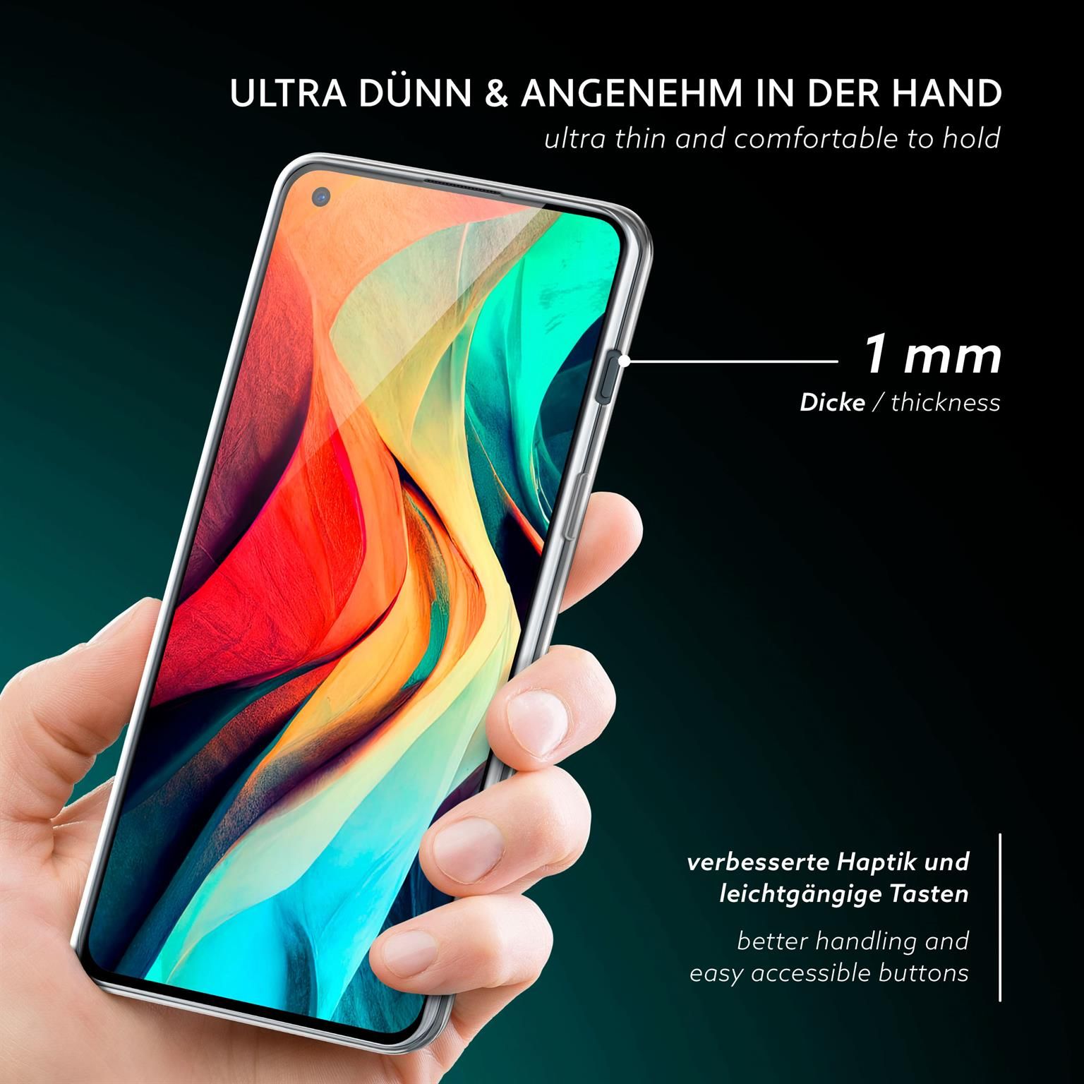 moex Aero Case OnePlus Nord 2 5G durchsichtig aus Silikon – Weiteres Produktbild 2 moex Aero Case OnePlus Nord 2 5G durchsichtig aus Silikon – Weiteres Produktbild 2