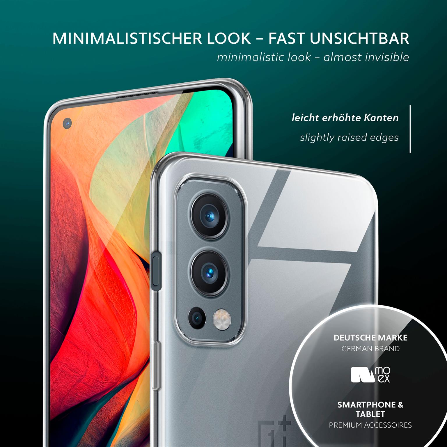 moex Aero Case OnePlus Nord 2 5G durchsichtig aus Silikon – Weiteres Produktbild 4