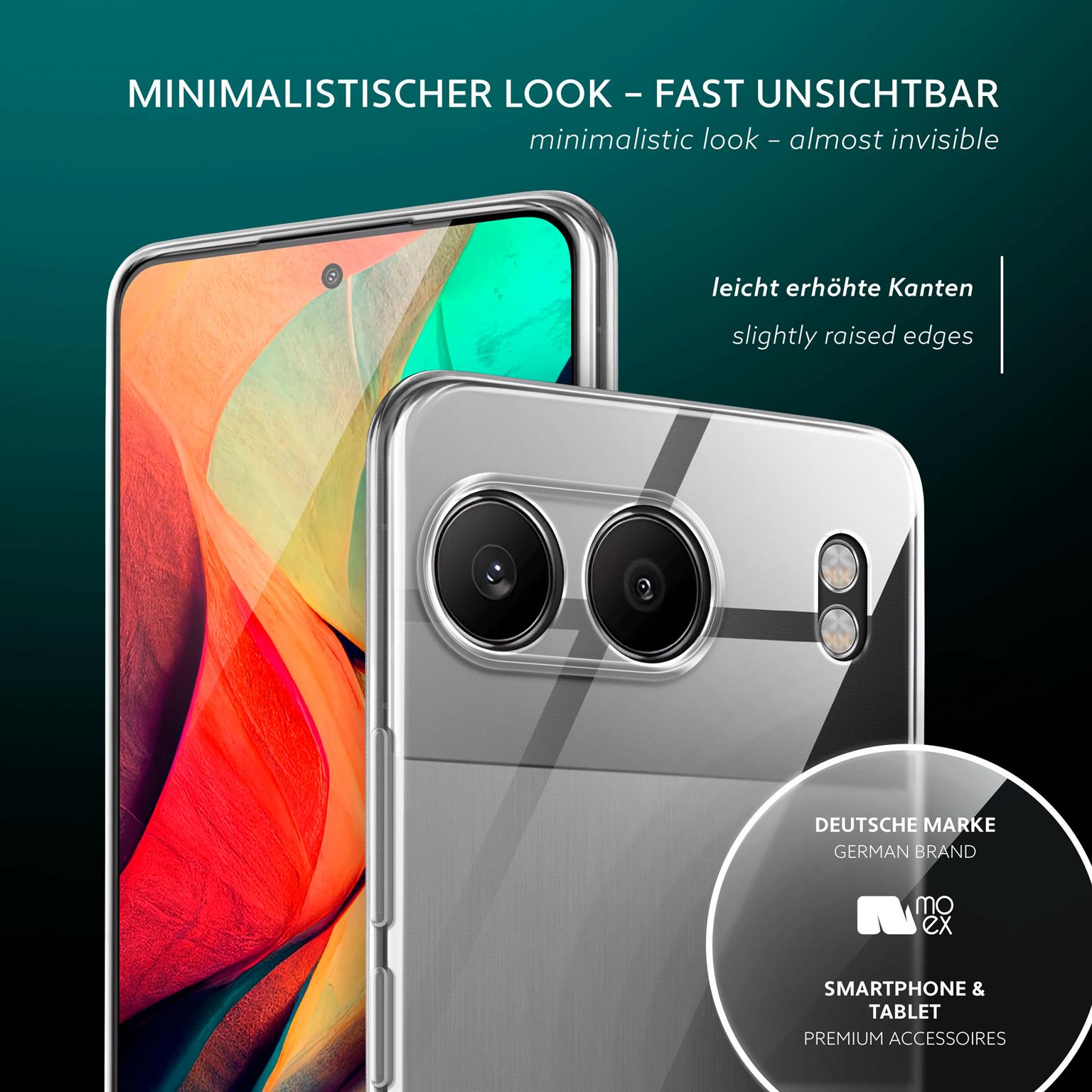 moex Aero Case OnePlus Nord 4 durchsichtig aus Silikon – Weiteres Produktbild 4