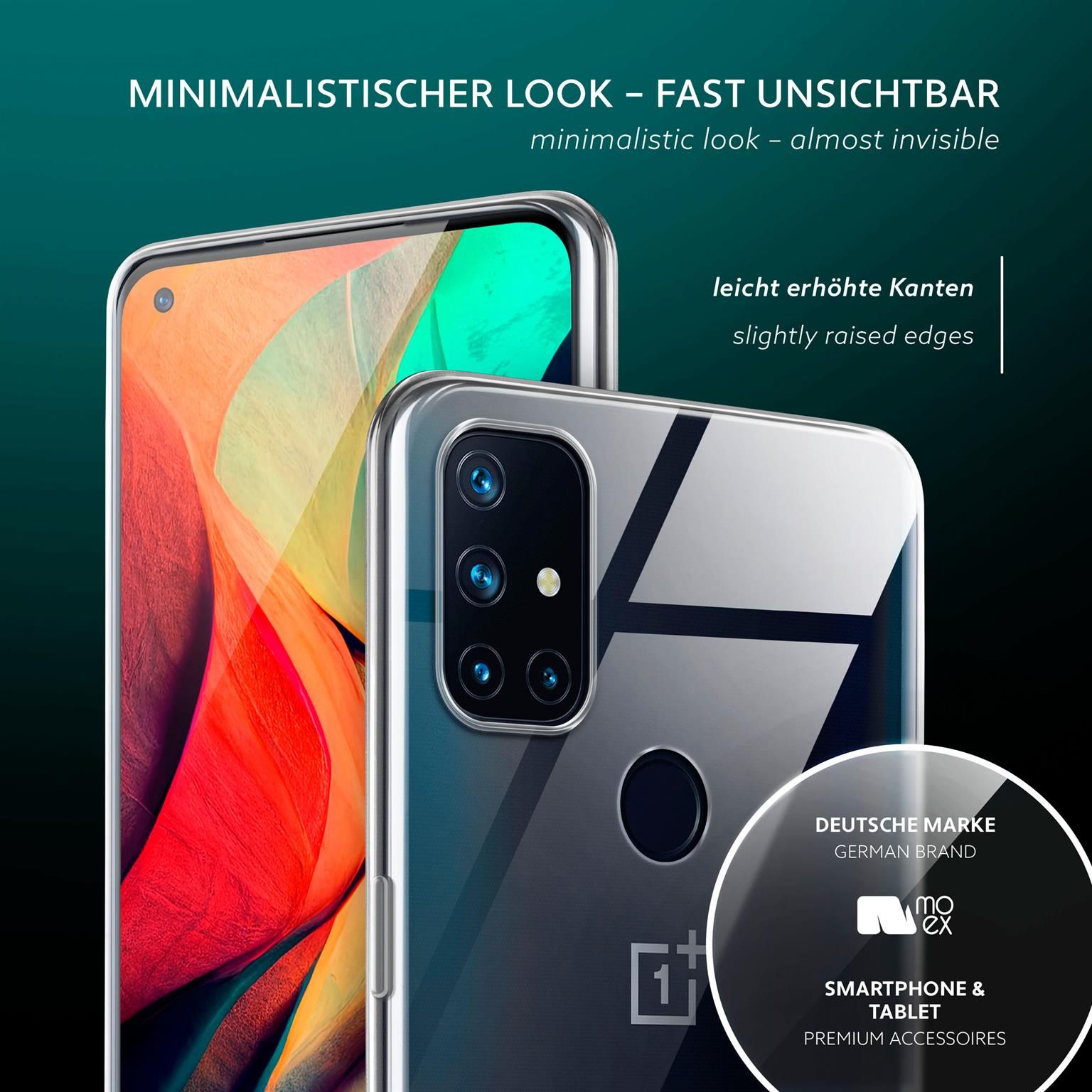 moex Aero Case OnePlus Nord N10 5G durchsichtig aus Silikon – Weiteres Produktbild 4 moex Aero Case OnePlus Nord N10 5G durchsichtig aus Silikon – Weiteres Produktbild 4