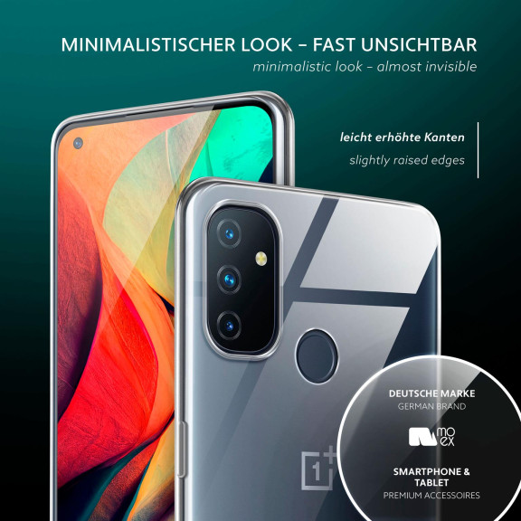 moex Aero Case OnePlus Nord N100 durchsichtig aus Silikon – Weiteres Produktbild 4