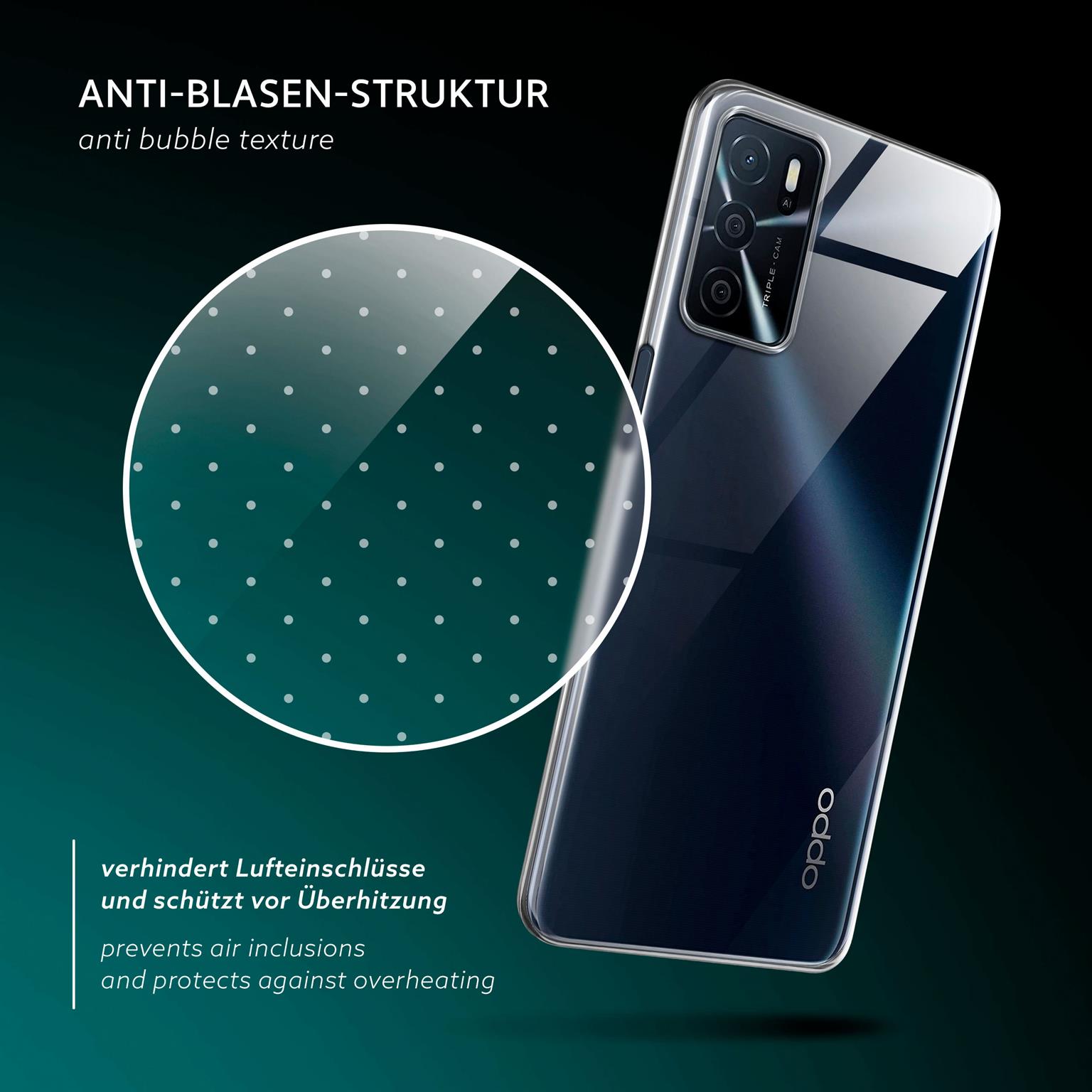 moex Aero Case Oppo A16s durchsichtig aus Silikon – Weiteres Produktbild 5
