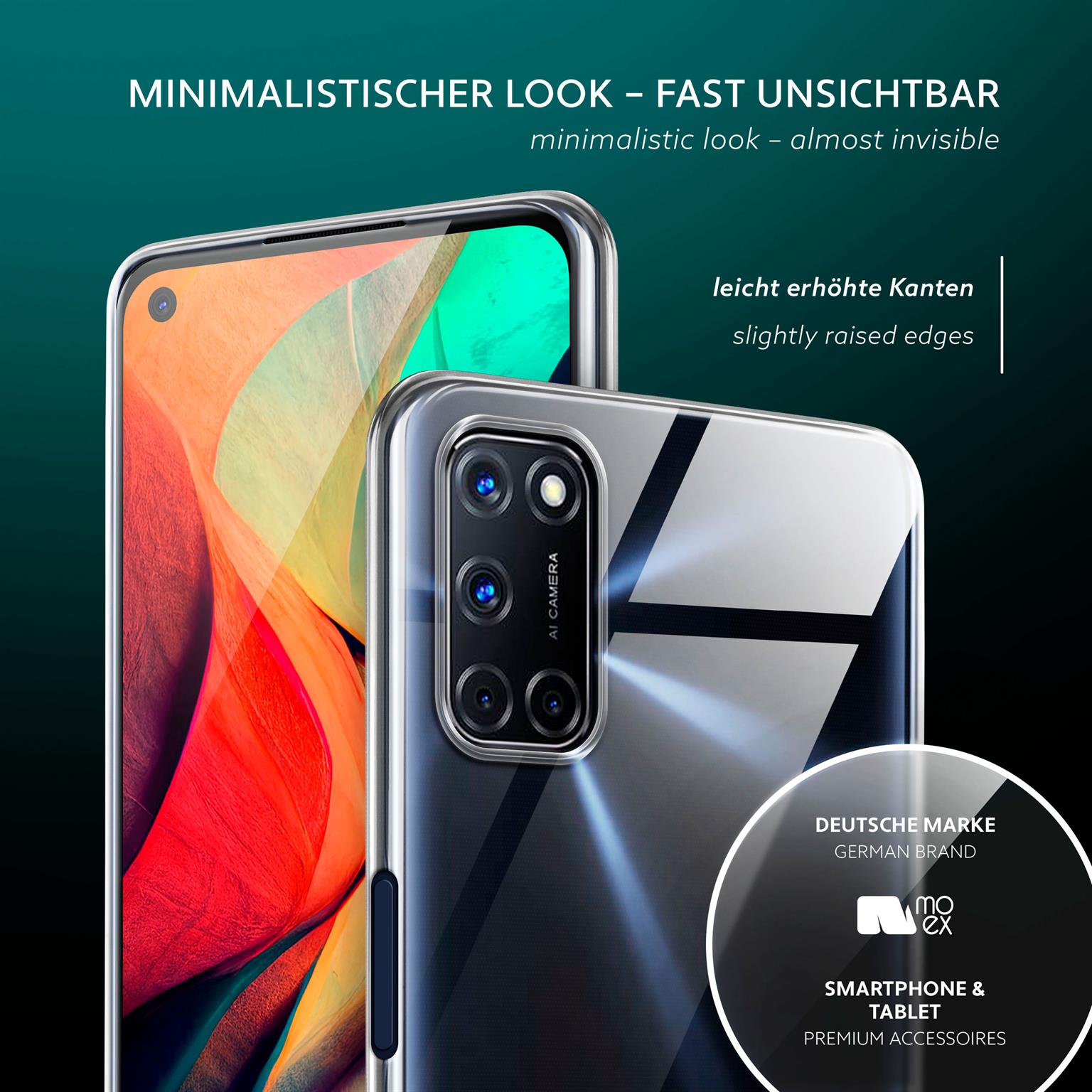 moex Aero Case Oppo A52 durchsichtig aus Silikon – Weiteres Produktbild 4 moex Aero Case Oppo A52 durchsichtig aus Silikon – Weiteres Produktbild 4