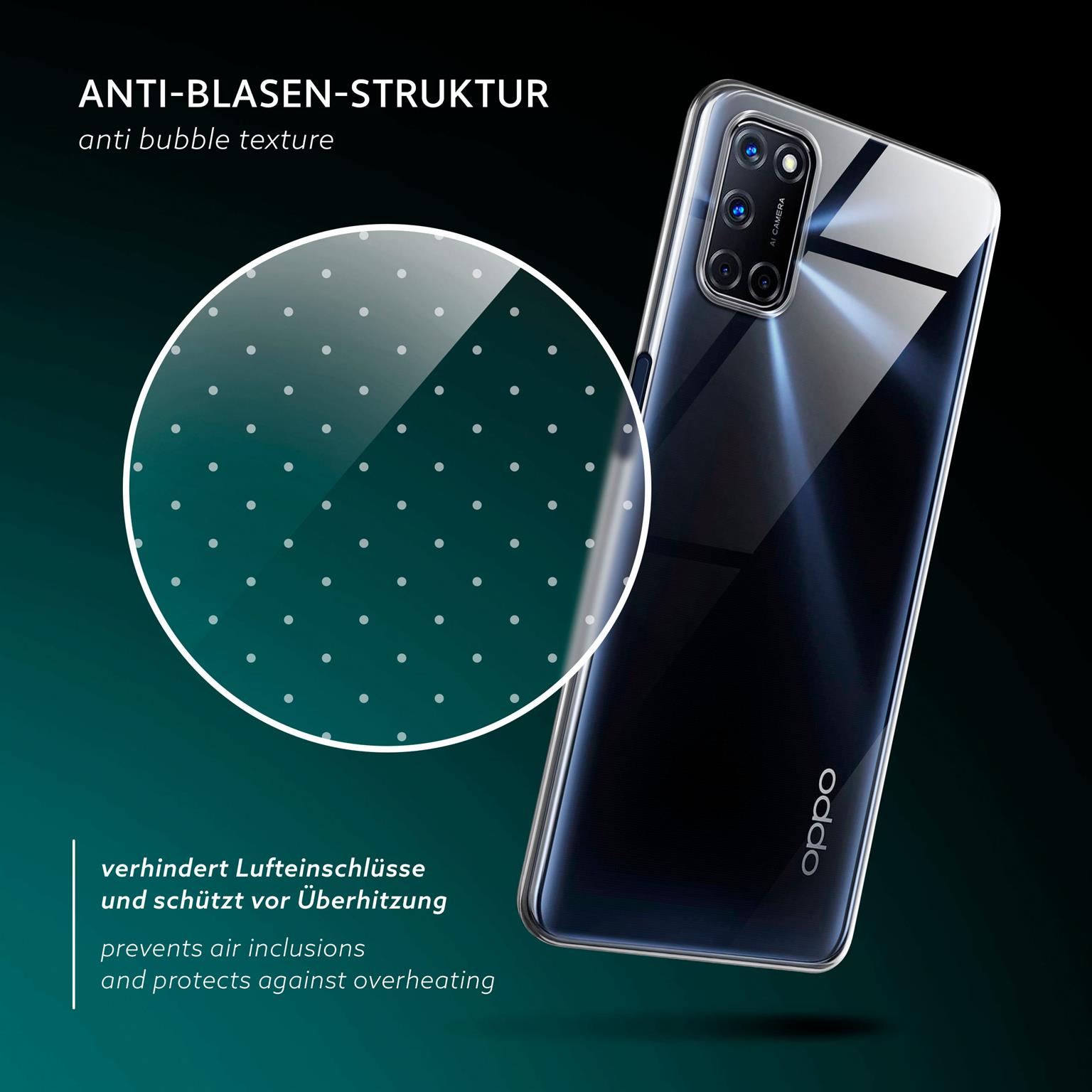 moex Aero Case Oppo A72 durchsichtig aus Silikon – Weiteres Produktbild 6