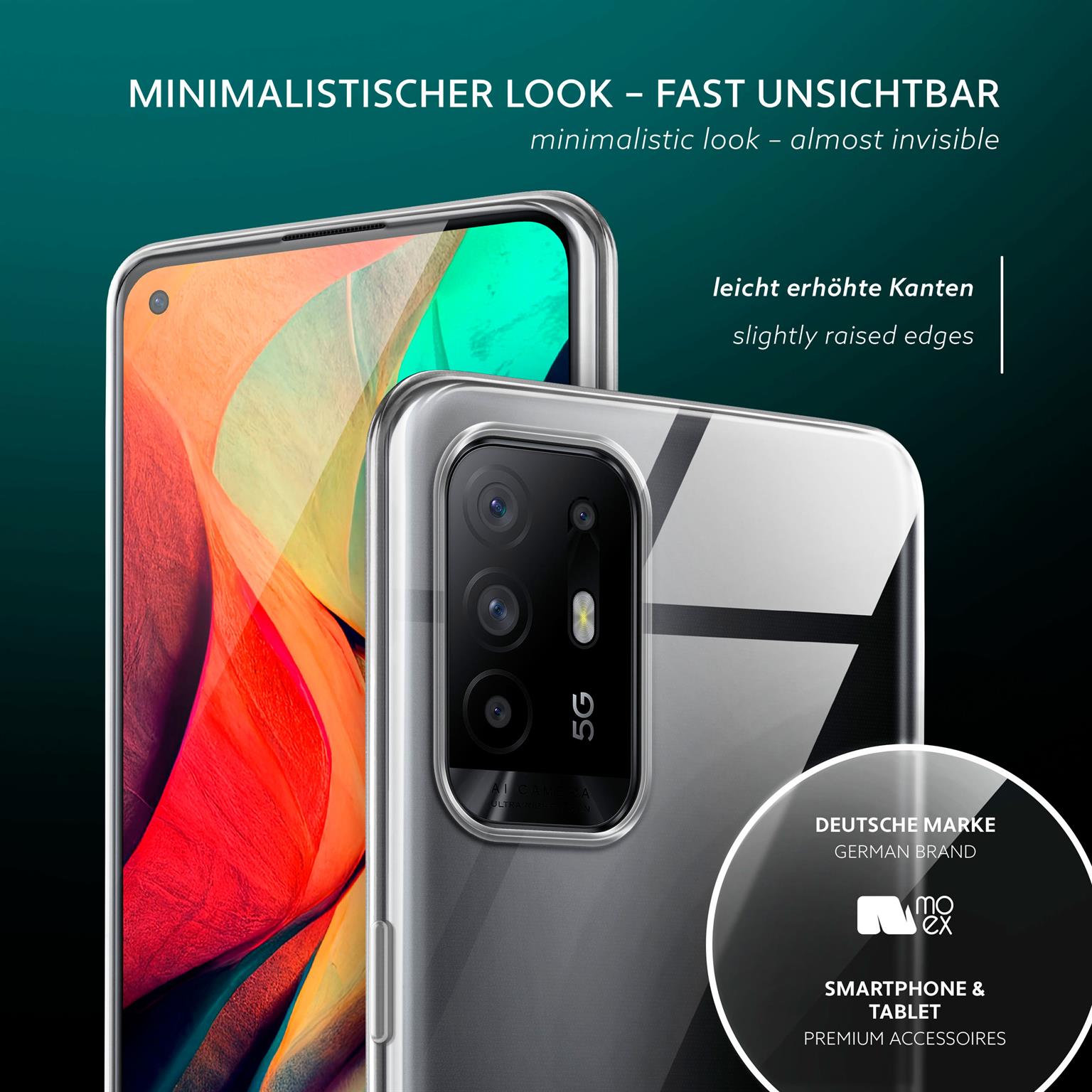 moex Aero Case Oppo A94 5G durchsichtig aus Silikon – Weiteres Produktbild 4 moex Aero Case Oppo A94 5G durchsichtig aus Silikon – Weiteres Produktbild 4