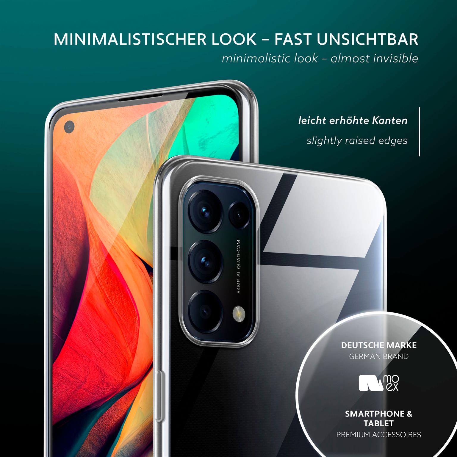 moex Aero Case Oppo Find X3 Lite durchsichtig aus Silikon – Weiteres Produktbild 4
