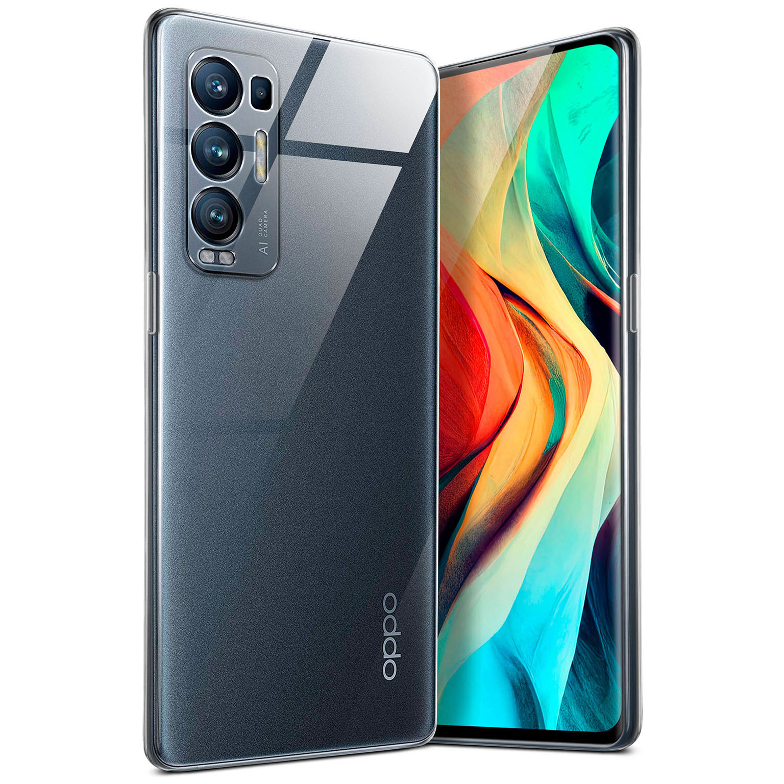 moex Aero Case Oppo Find X3 Neo durchsichtig aus Silikon – undefined