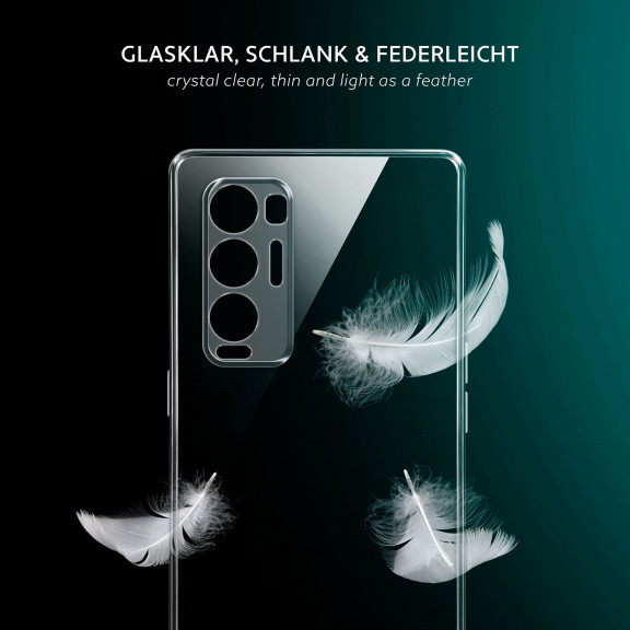 moex Aero Case Oppo Find X3 Neo durchsichtig aus Silikon – Weiteres Produktbild 3