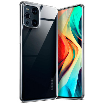moex Aero Case Oppo Find X3 Pro durchsichtig aus Silikon – Crystal-Clear