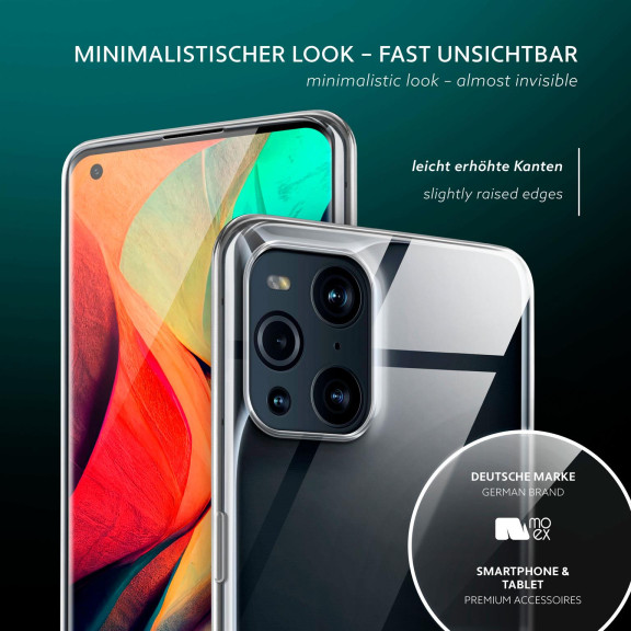 moex Aero Case Oppo Find X3 Pro durchsichtig aus Silikon – Weiteres Produktbild 4 moex Aero Case Oppo Find X3 Pro durchsichtig aus Silikon – Weiteres Produktbild 4