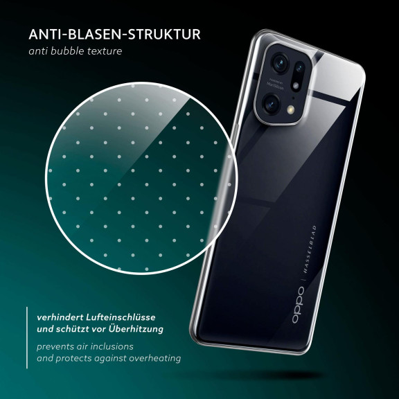 moex Aero Case Oppo Find X5 Pro durchsichtig aus Silikon – Weiteres Produktbild 6