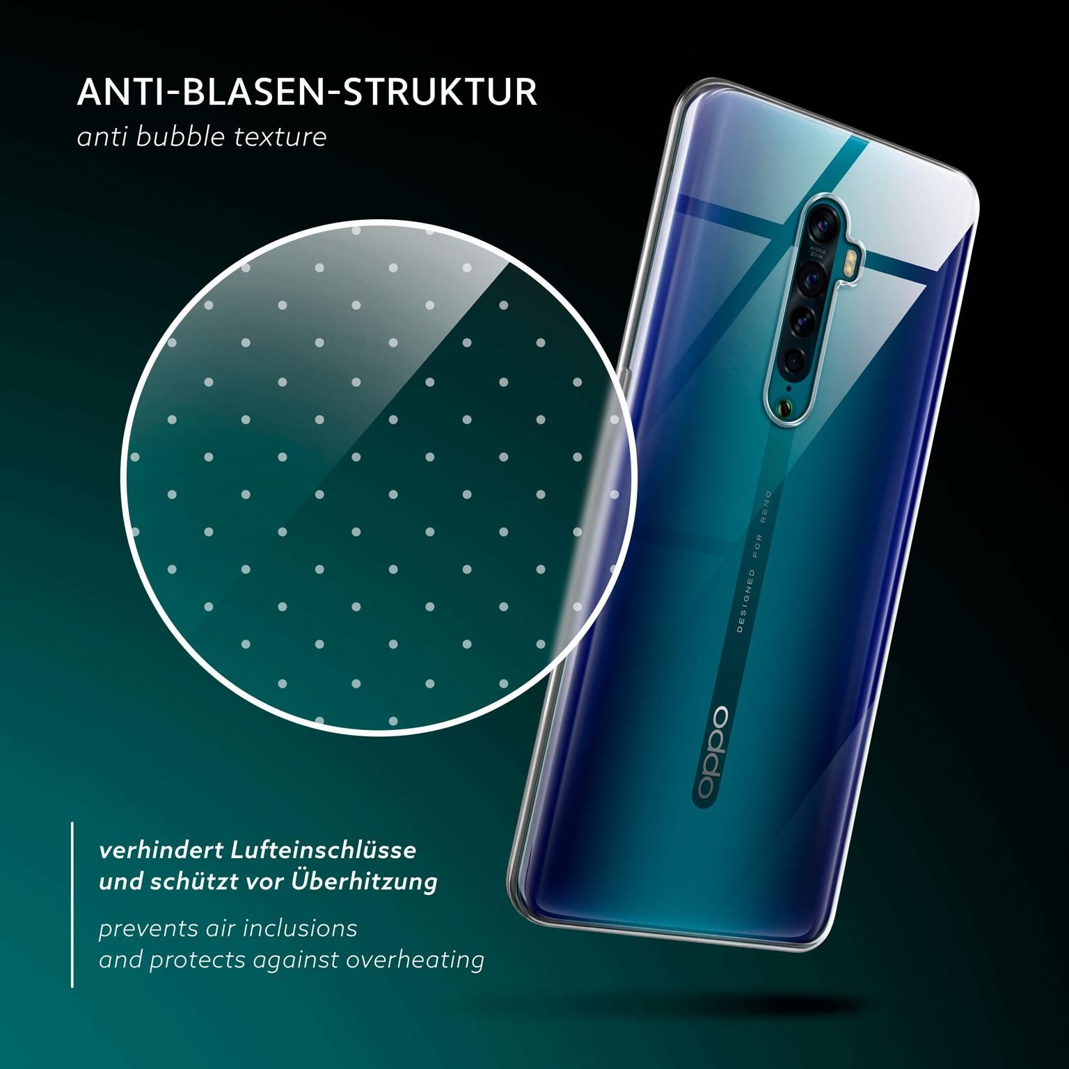 moex Aero Case Oppo Reno2 durchsichtig aus Silikon – Weiteres Produktbild 6