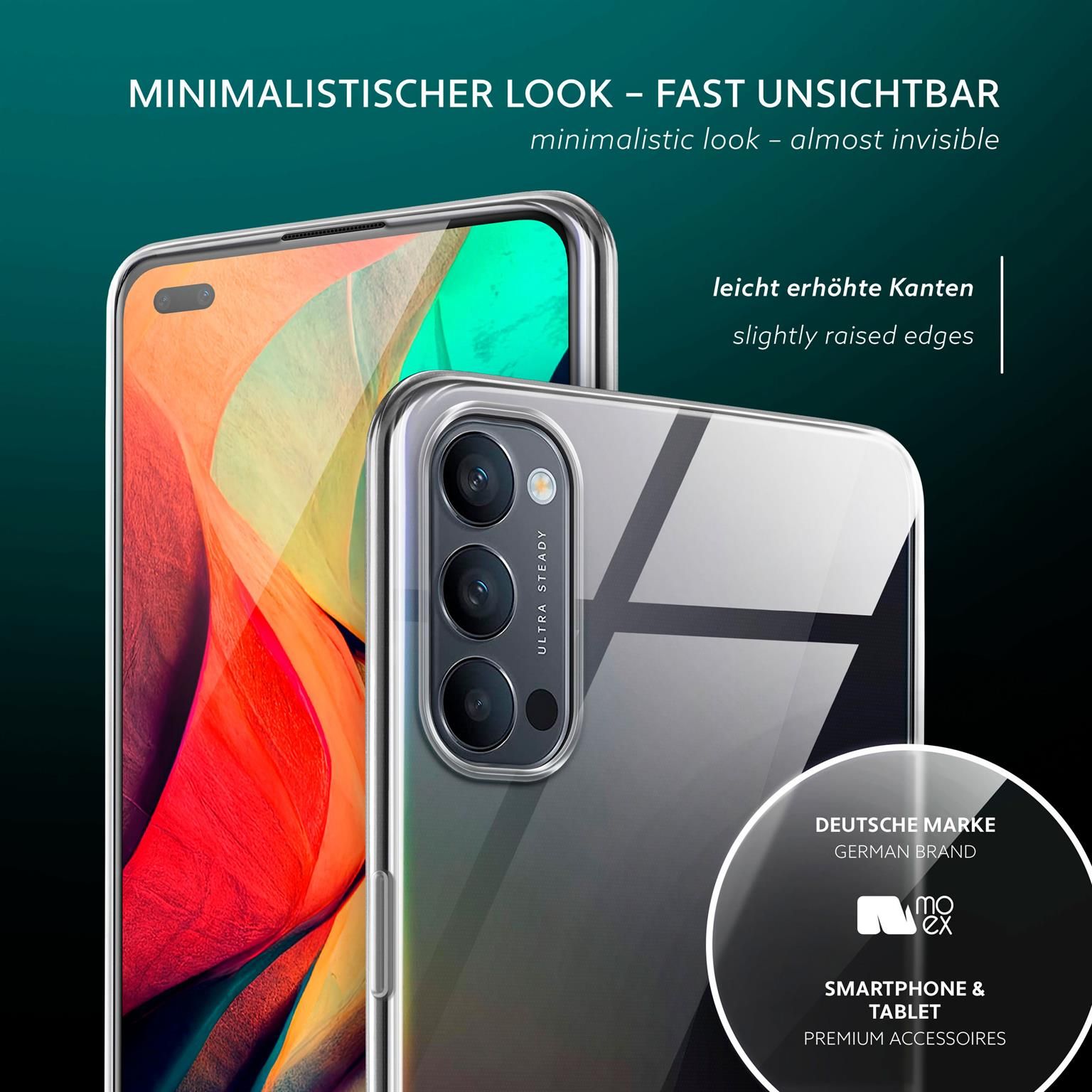 moex Aero Case Oppo Reno4 5G durchsichtig aus Silikon – Weiteres Produktbild 4 moex Aero Case Oppo Reno4 5G durchsichtig aus Silikon – Weiteres Produktbild 4