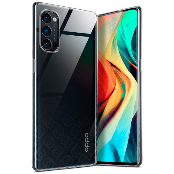 moex Aero Case Oppo Reno4 Pro 5G durchsichtig aus Silikon – Weiteres Produktbild 1