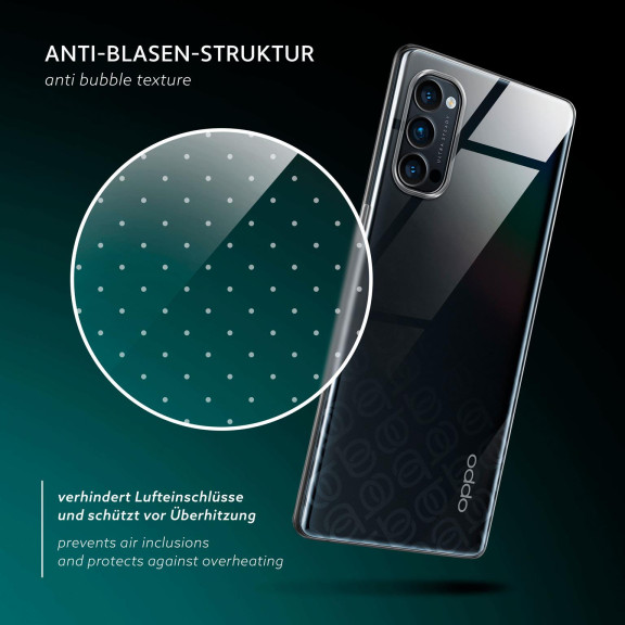 moex Aero Case Oppo Reno4 Pro 5G durchsichtig aus Silikon – Weiteres Produktbild 6