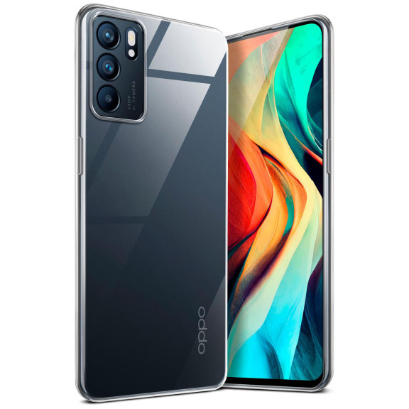 moex Aero Case Oppo Reno6 5G durchsichtig aus Silikon – Weiteres Produktbild 1