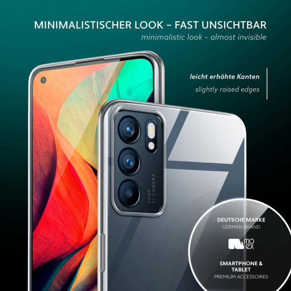 moex Aero Case Oppo Reno6 5G durchsichtig aus Silikon – Weiteres Produktbild 4 moex Aero Case Oppo Reno6 5G durchsichtig aus Silikon – Weiteres Produktbild 4