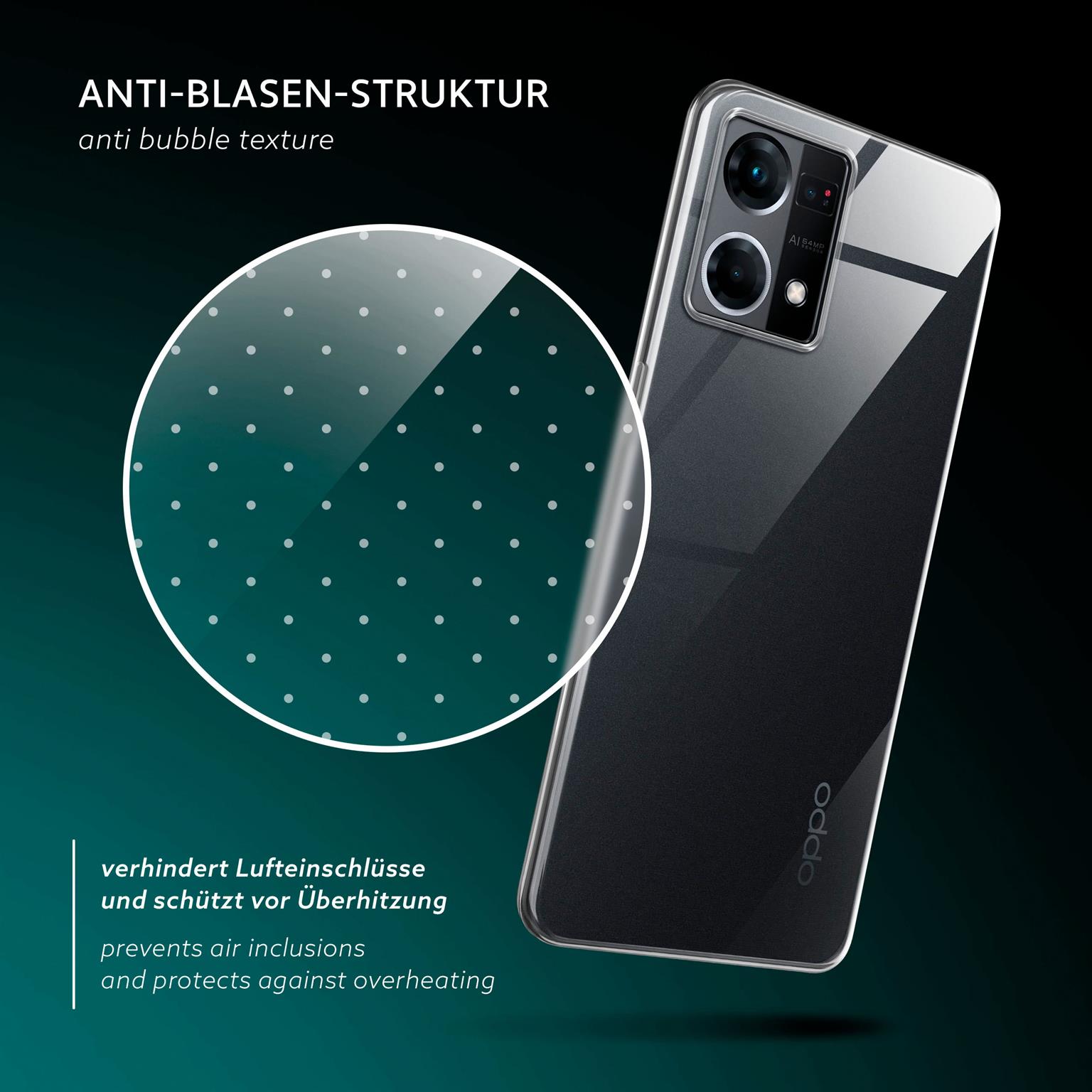 moex Aero Case Oppo Reno7 (4G) durchsichtig aus Silikon – Weiteres Produktbild 5