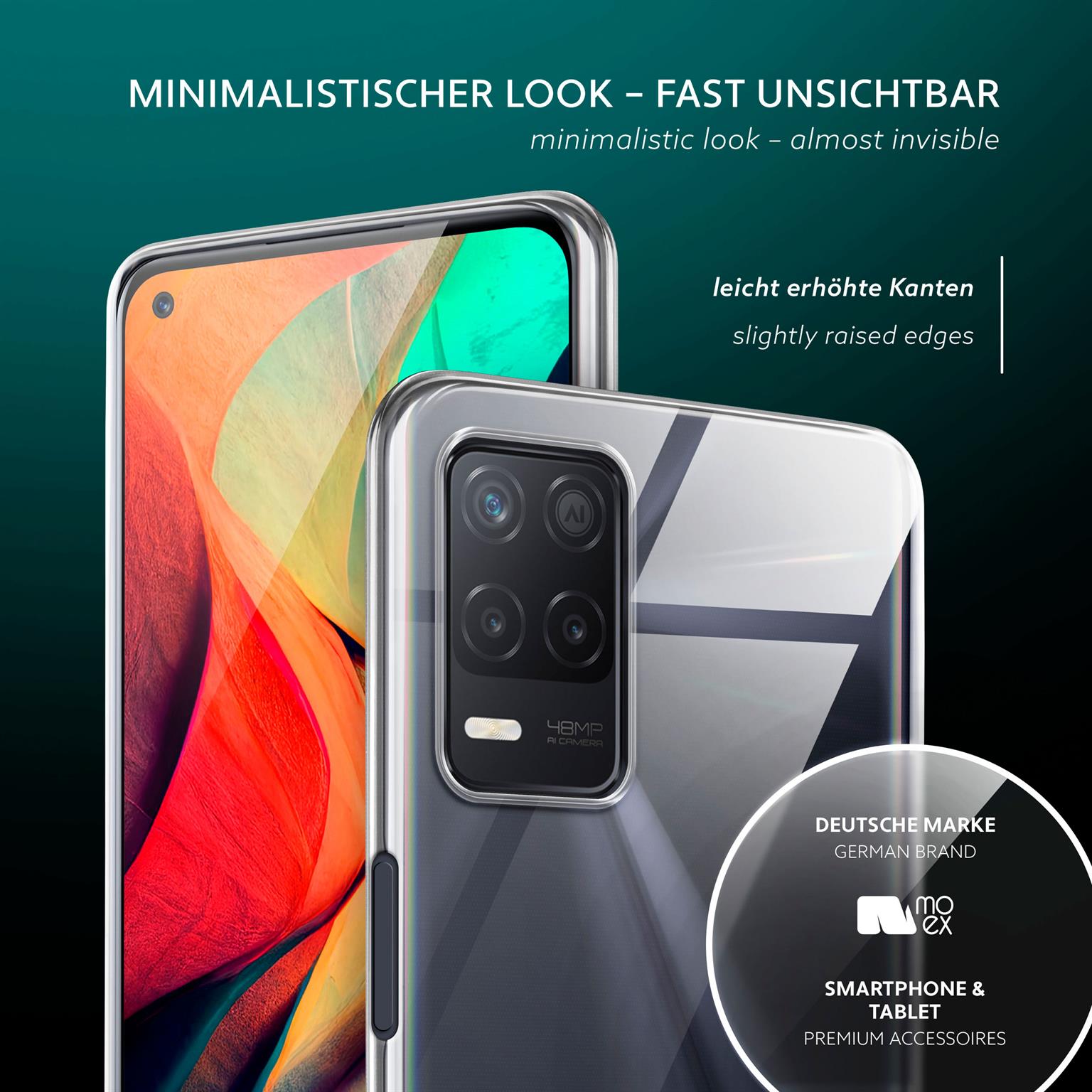moex Aero Case Realme 8 5G durchsichtig aus Silikon – Weiteres Produktbild 4 moex Aero Case Realme 8 5G durchsichtig aus Silikon – Weiteres Produktbild 4