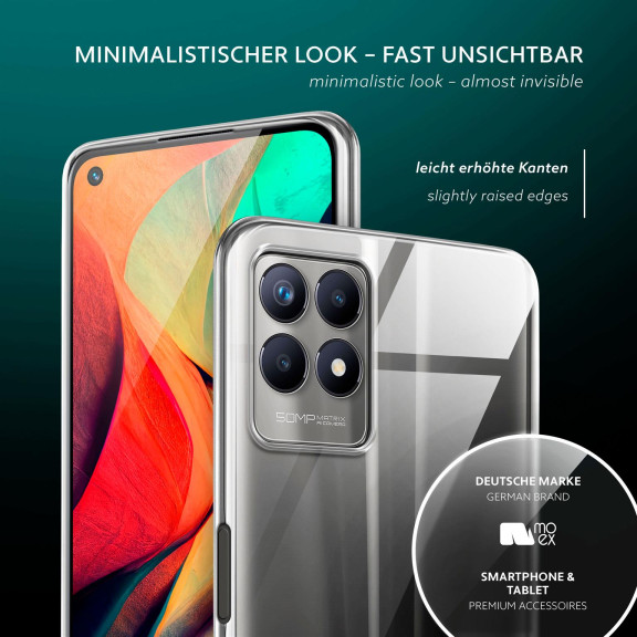 moex Aero Case Realme 8i durchsichtig aus Silikon – Weiteres Produktbild 4
