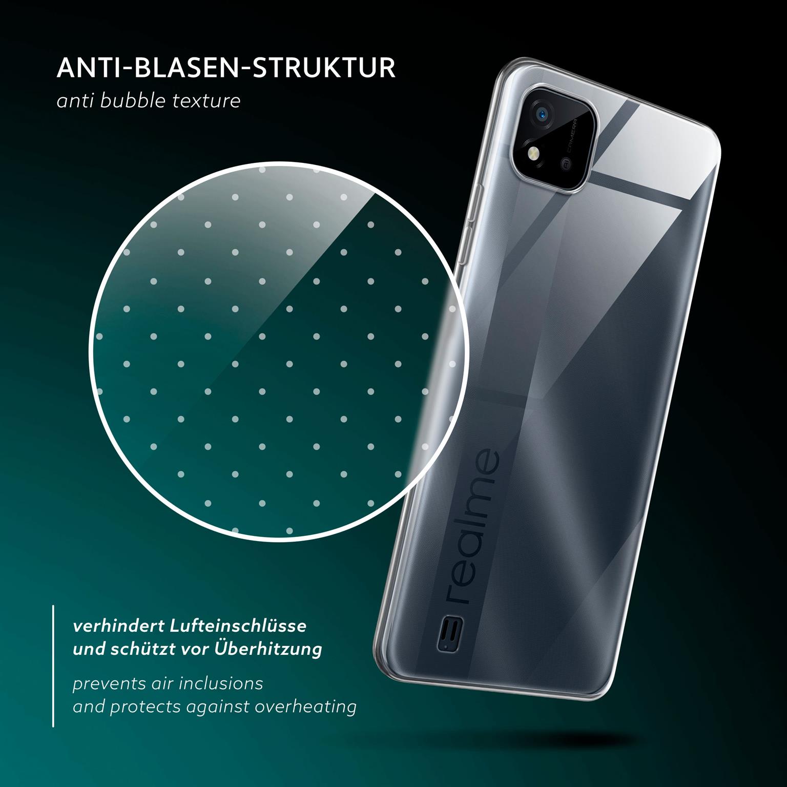 moex Aero Case Realme C11 (2021) durchsichtig aus Silikon – Weiteres Produktbild 5