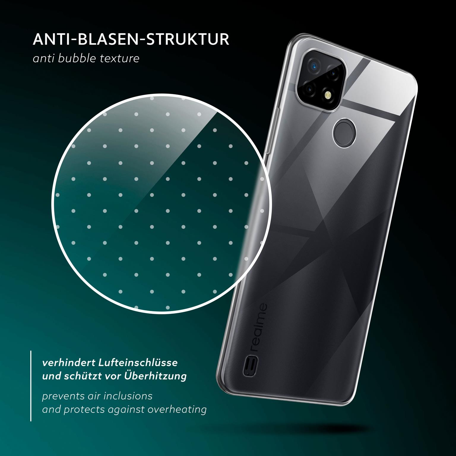 moex Aero Case Realme C21 durchsichtig aus Silikon – Weiteres Produktbild 5