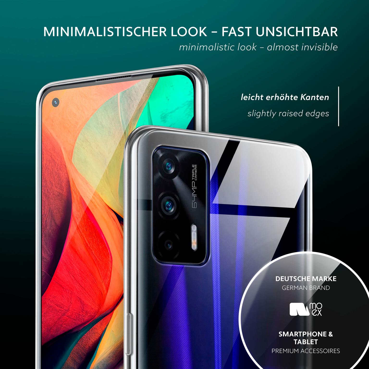 moex Aero Case Realme GT 5G durchsichtig aus Silikon – Weiteres Produktbild 4 moex Aero Case Realme GT 5G durchsichtig aus Silikon – Weiteres Produktbild 4