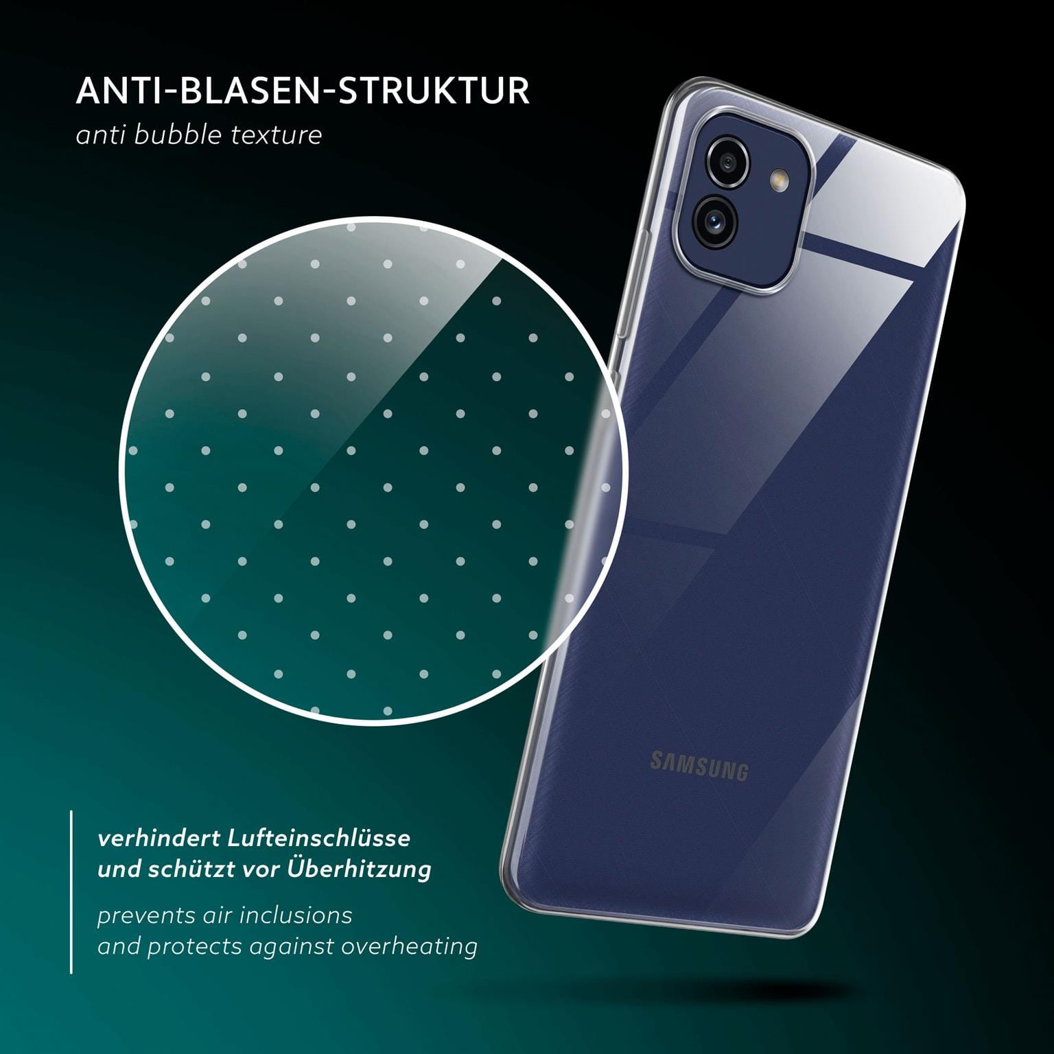 moex Aero Case Samsung Galaxy A03 durchsichtig aus Silikon – Weiteres Produktbild 6 moex Aero Case Samsung Galaxy A03 durchsichtig aus Silikon – Weiteres Produktbild 6