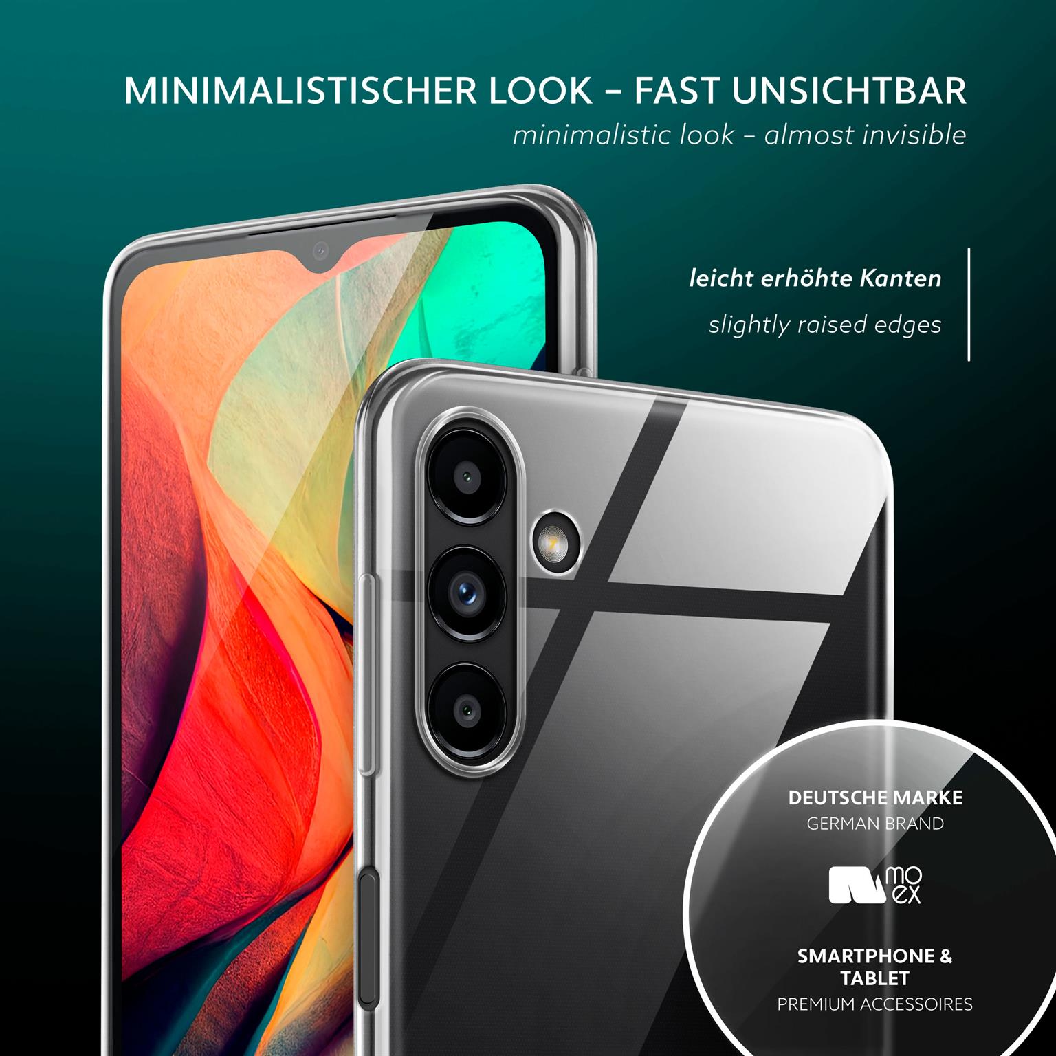 moex Aero Case Samsung Galaxy A13 5G durchsichtig aus Silikon – Weiteres Produktbild 3