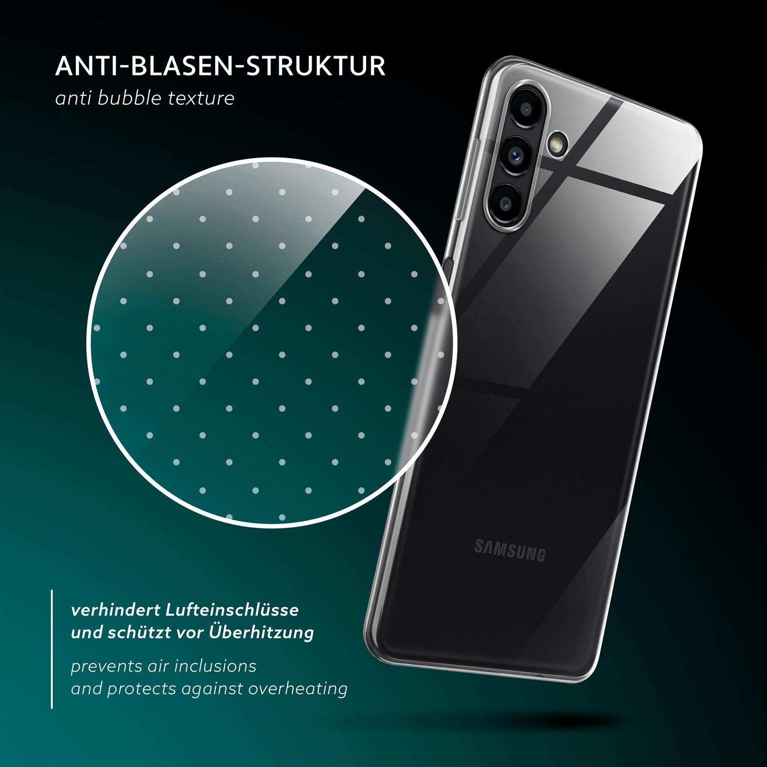 moex Aero Case Samsung Galaxy A13 5G durchsichtig aus Silikon – Weiteres Produktbild 5