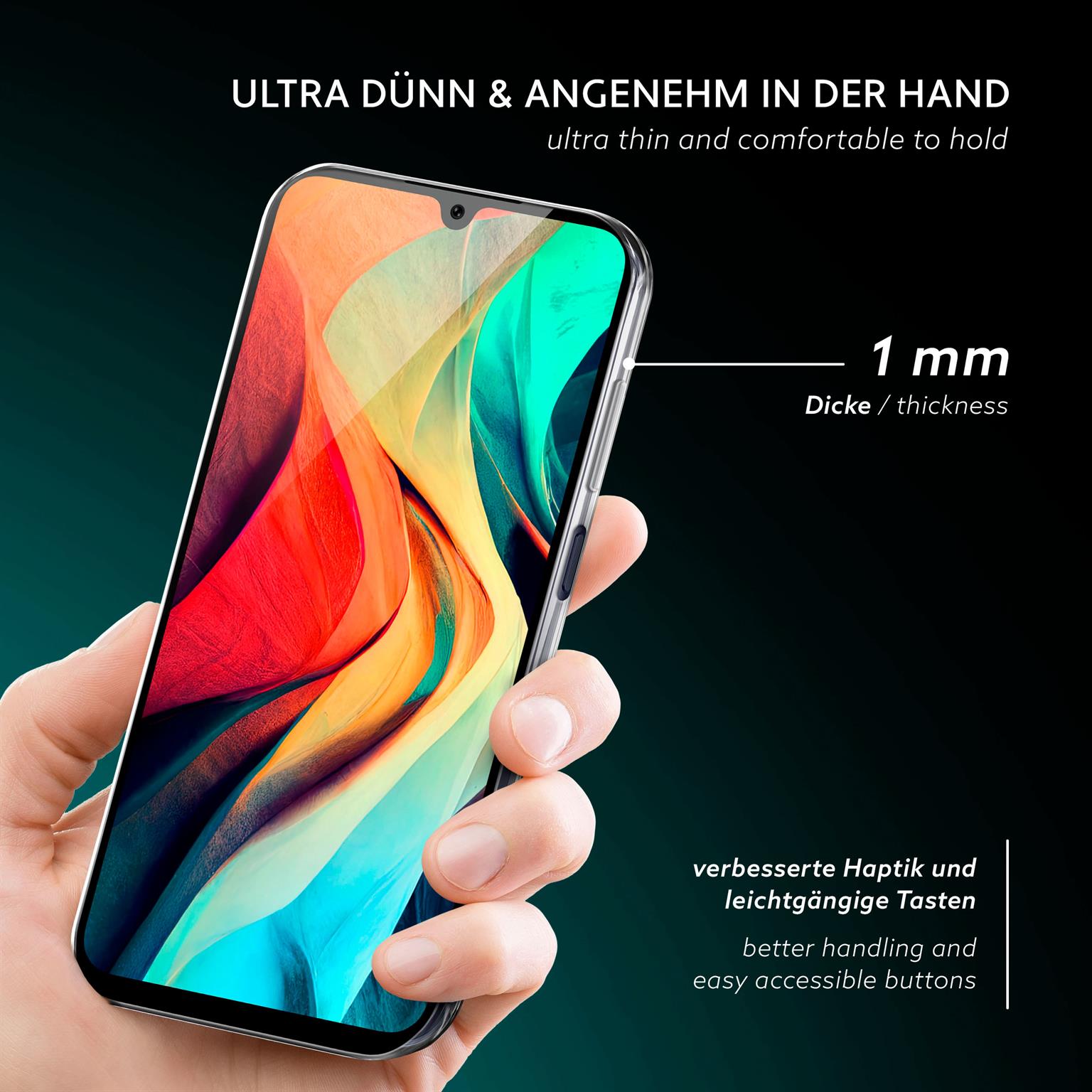 moex Aero Case Samsung Galaxy A15 (4G) durchsichtig aus Silikon – Weiteres Produktbild 1