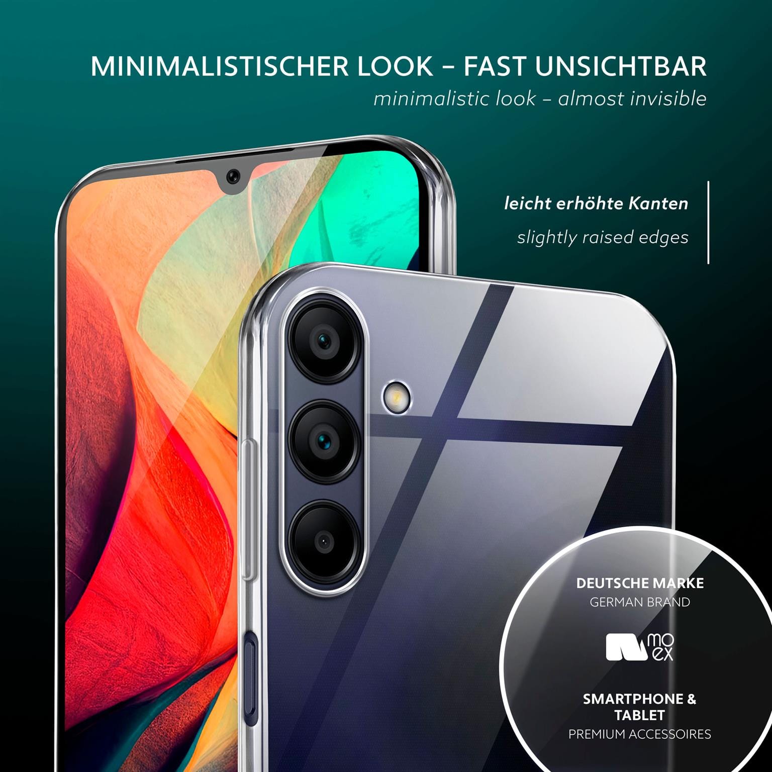 moex Aero Case Samsung Galaxy A15 (4G) durchsichtig aus Silikon – Weiteres Produktbild 4 moex Aero Case Samsung Galaxy A15 (4G) durchsichtig aus Silikon – Weiteres Produktbild 4