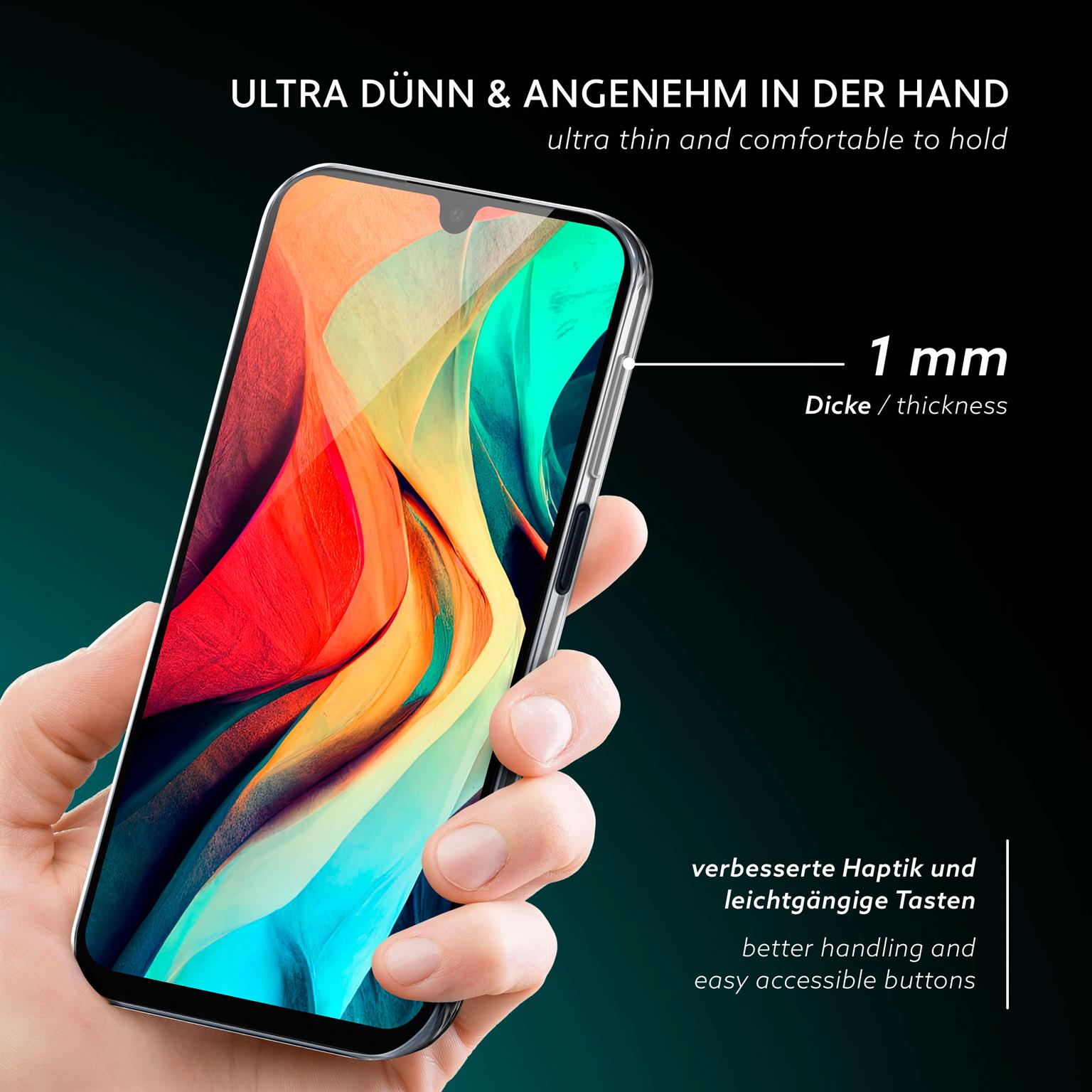 moex Aero Case Samsung Galaxy A16 5G durchsichtig aus Silikon – Weiteres Produktbild 2 moex Aero Case Samsung Galaxy A16 5G durchsichtig aus Silikon – Weiteres Produktbild 2