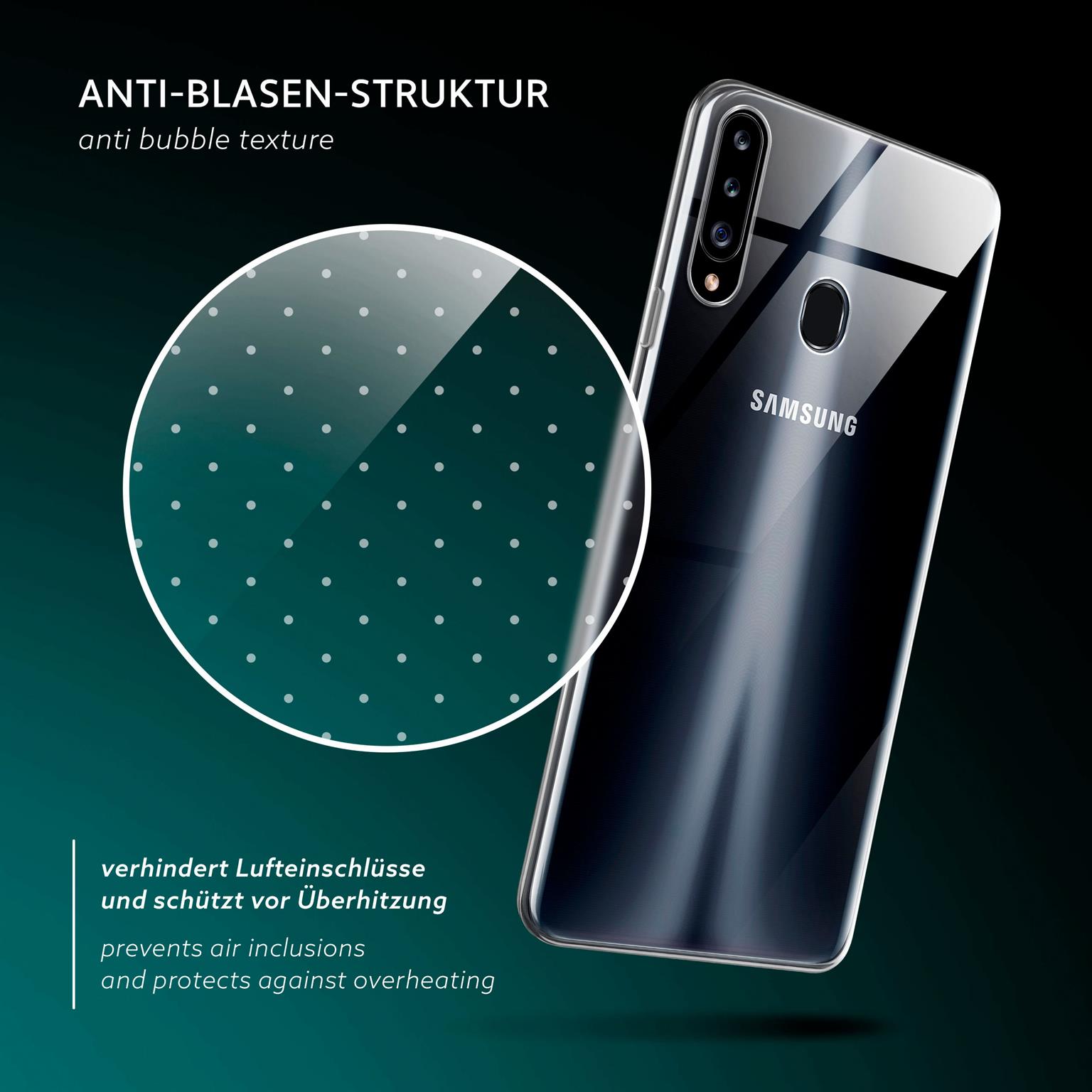 moex Aero Case Samsung Galaxy A20s durchsichtig aus Silikon – Weiteres Produktbild 6 moex Aero Case Samsung Galaxy A20s durchsichtig aus Silikon – Weiteres Produktbild 6