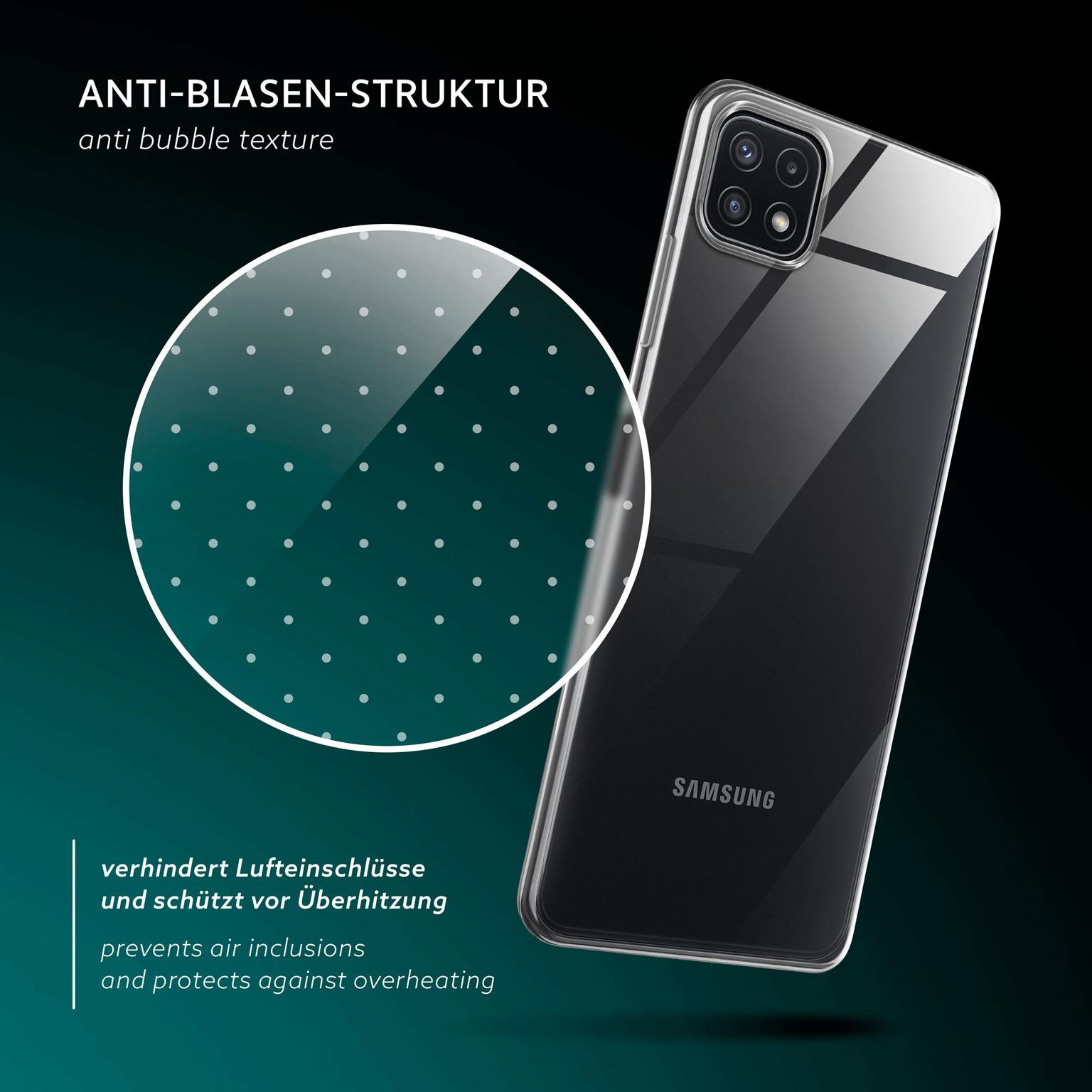 moex Aero Case Samsung Galaxy A22 5G durchsichtig aus Silikon – Weiteres Produktbild 6 moex Aero Case Samsung Galaxy A22 5G durchsichtig aus Silikon – Weiteres Produktbild 6