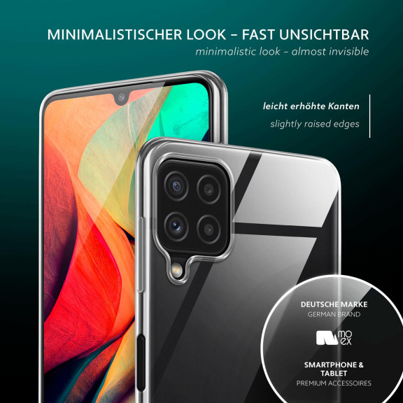 moex Aero Case Samsung Galaxy A22 (4G) durchsichtig aus Silikon – Weiteres Produktbild 4