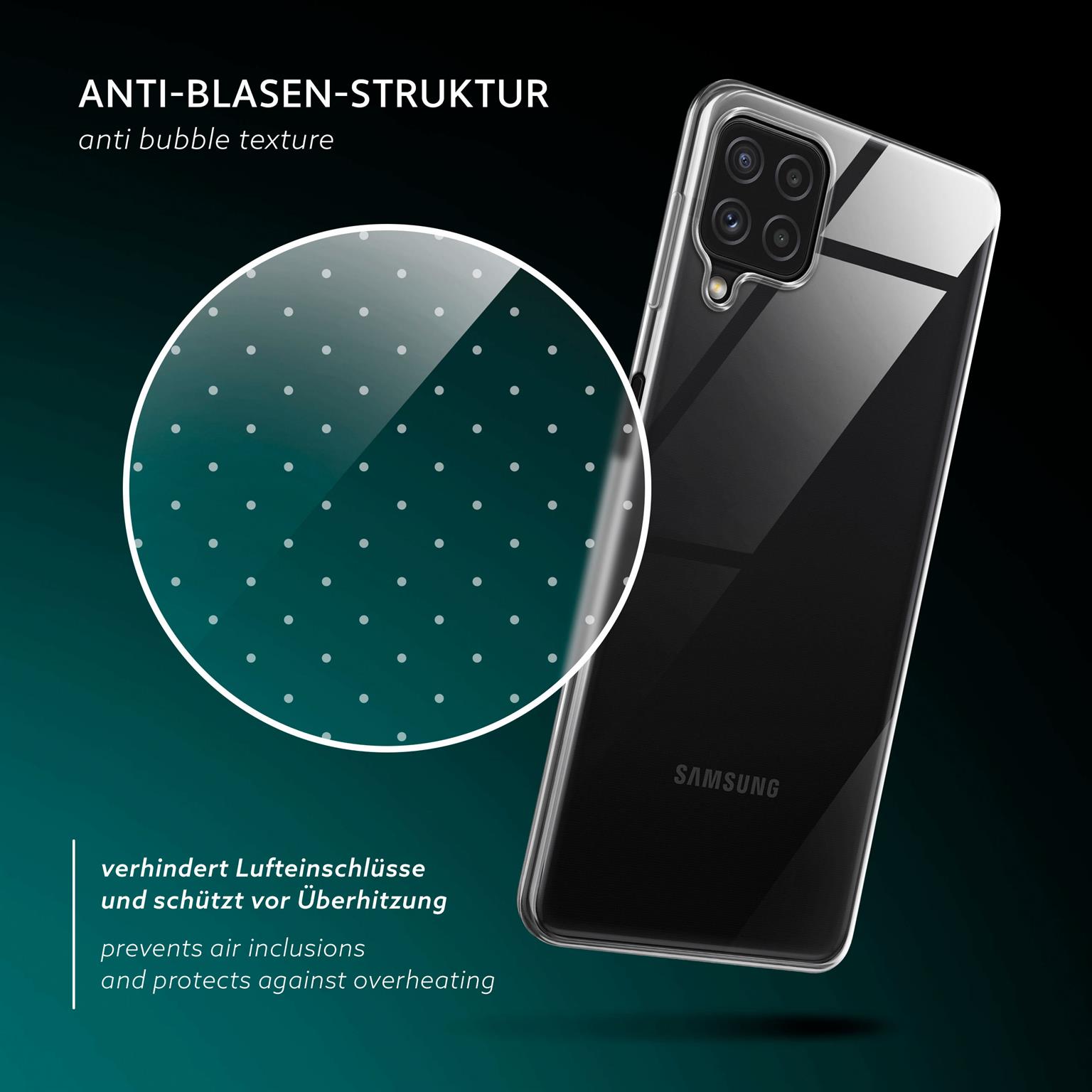 moex Aero Case Samsung Galaxy A22 (4G) durchsichtig aus Silikon – Weiteres Produktbild 5