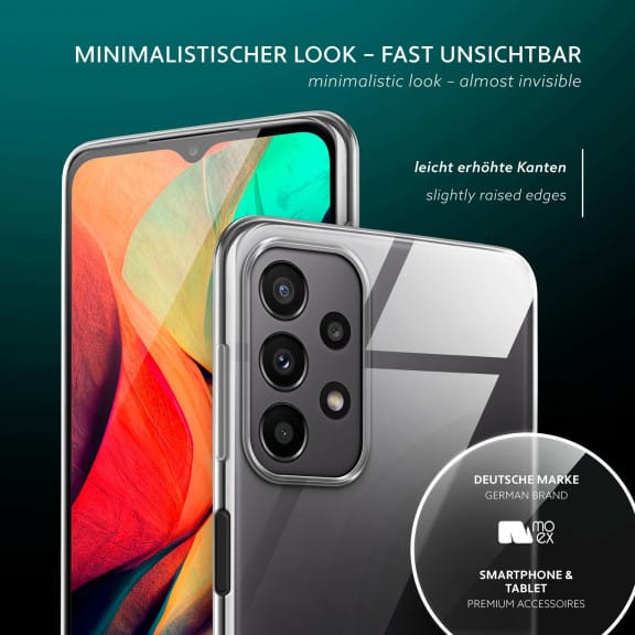 moex Aero Case Samsung Galaxy A23 5G durchsichtig aus Silikon – Weiteres Produktbild 4 moex Aero Case Samsung Galaxy A23 5G durchsichtig aus Silikon – Weiteres Produktbild 4