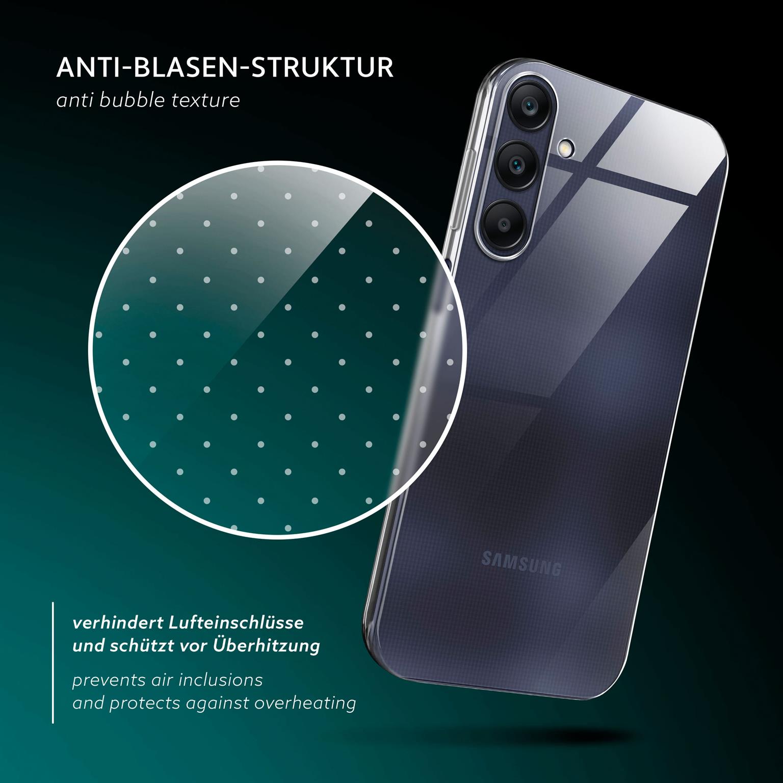 moex Aero Case Samsung Galaxy A25 5G durchsichtig aus Silikon – Weiteres Produktbild 6